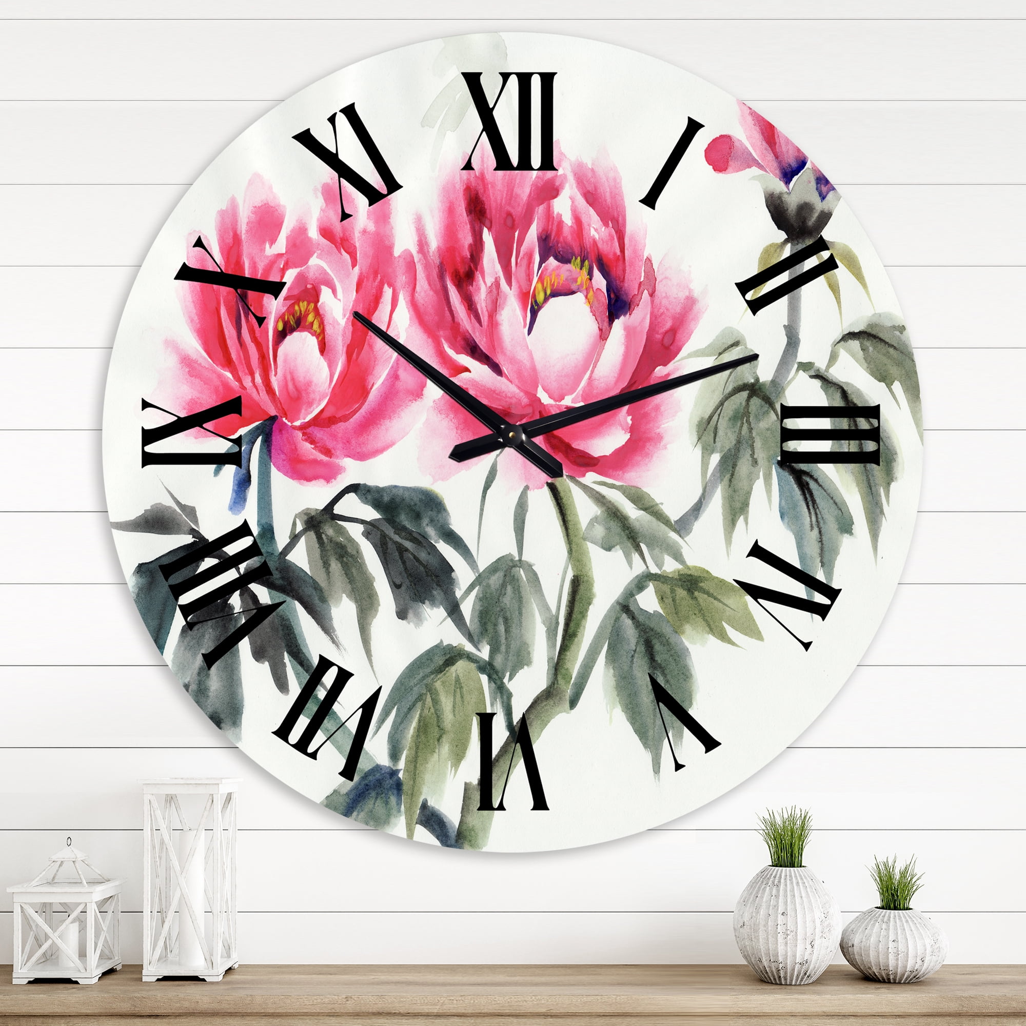 Designart 1 in Quartz Traditional Wall Clock
