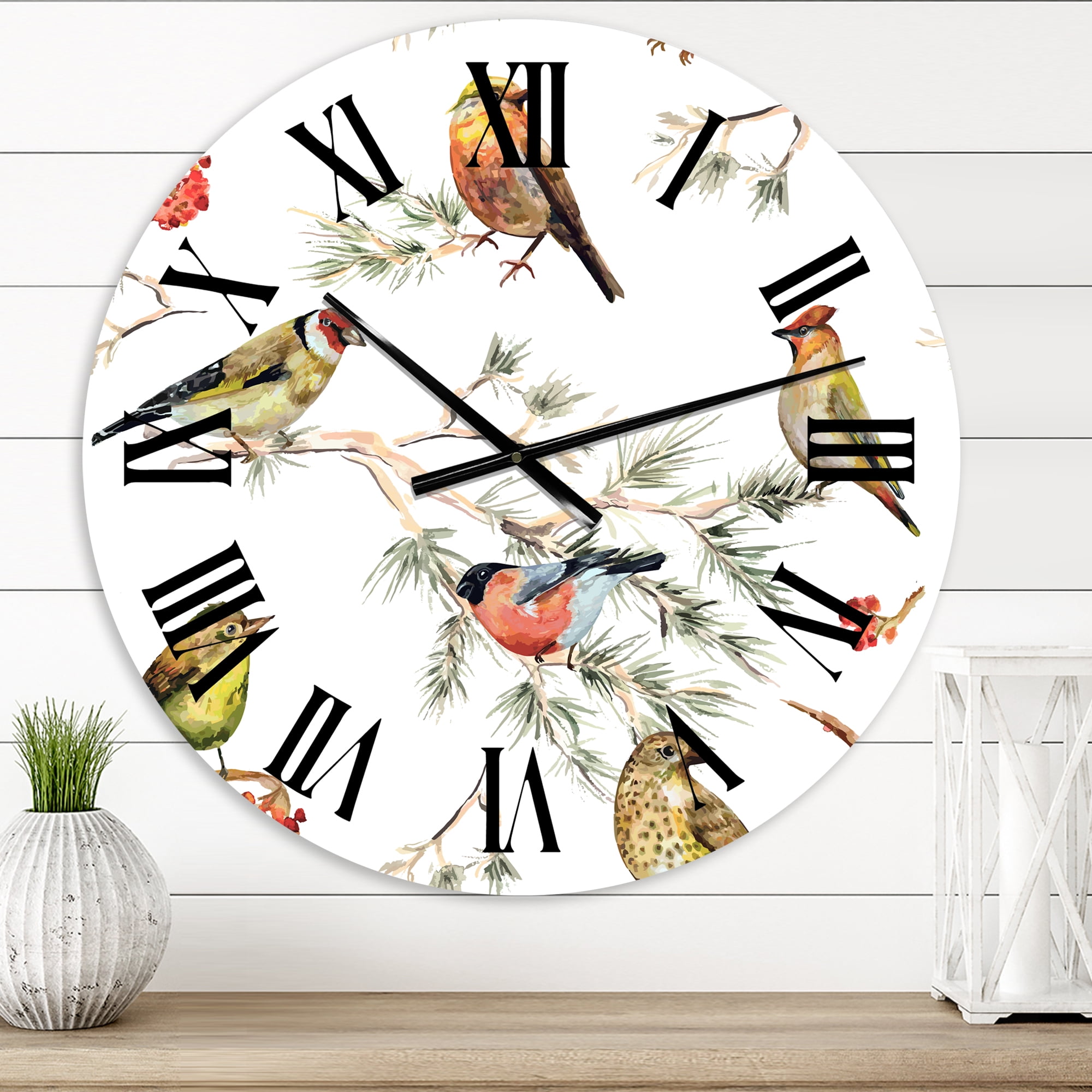 Designart 1 in Quartz Traditional Wall Clock