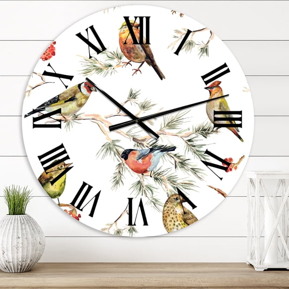 Designart 1 in Quartz Traditional Wall Clock