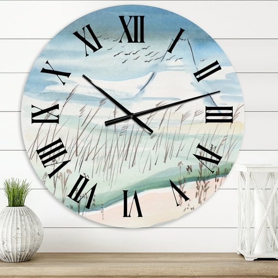 Designart 1 in Quartz Traditional Wall Clock