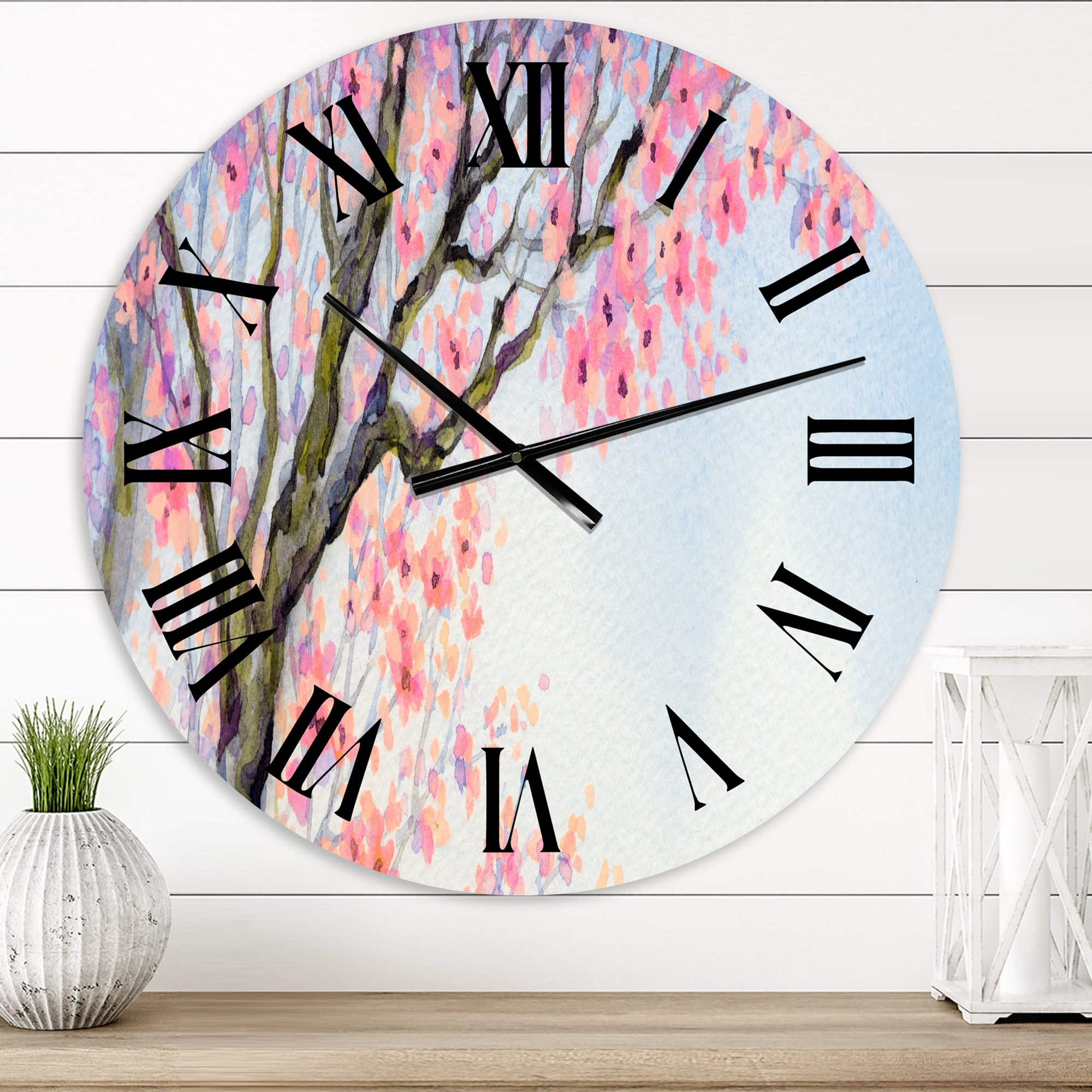 Designart 1 in Quartz Traditional Wall Clock