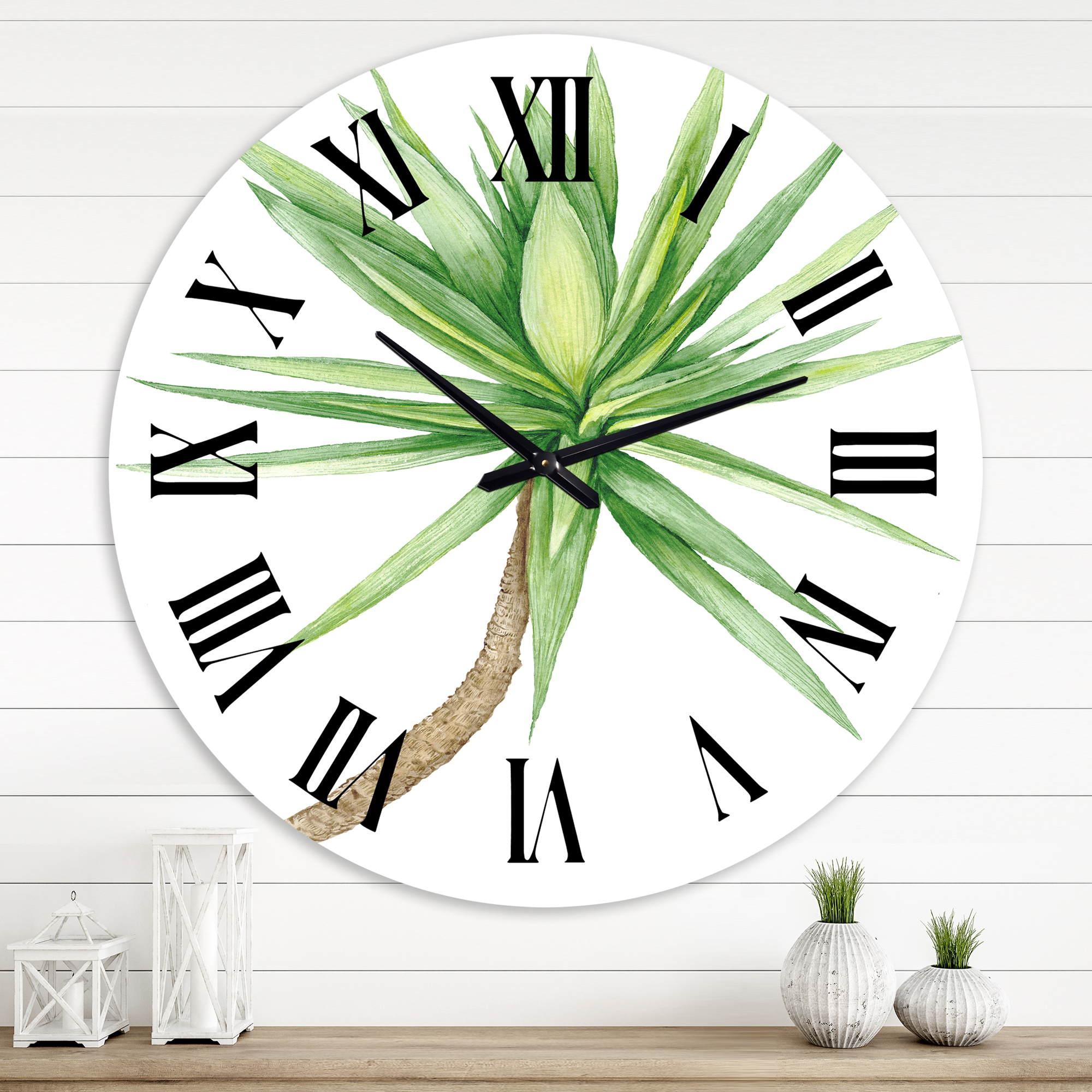 Designart 1 in Quartz Traditional Wall Clock
