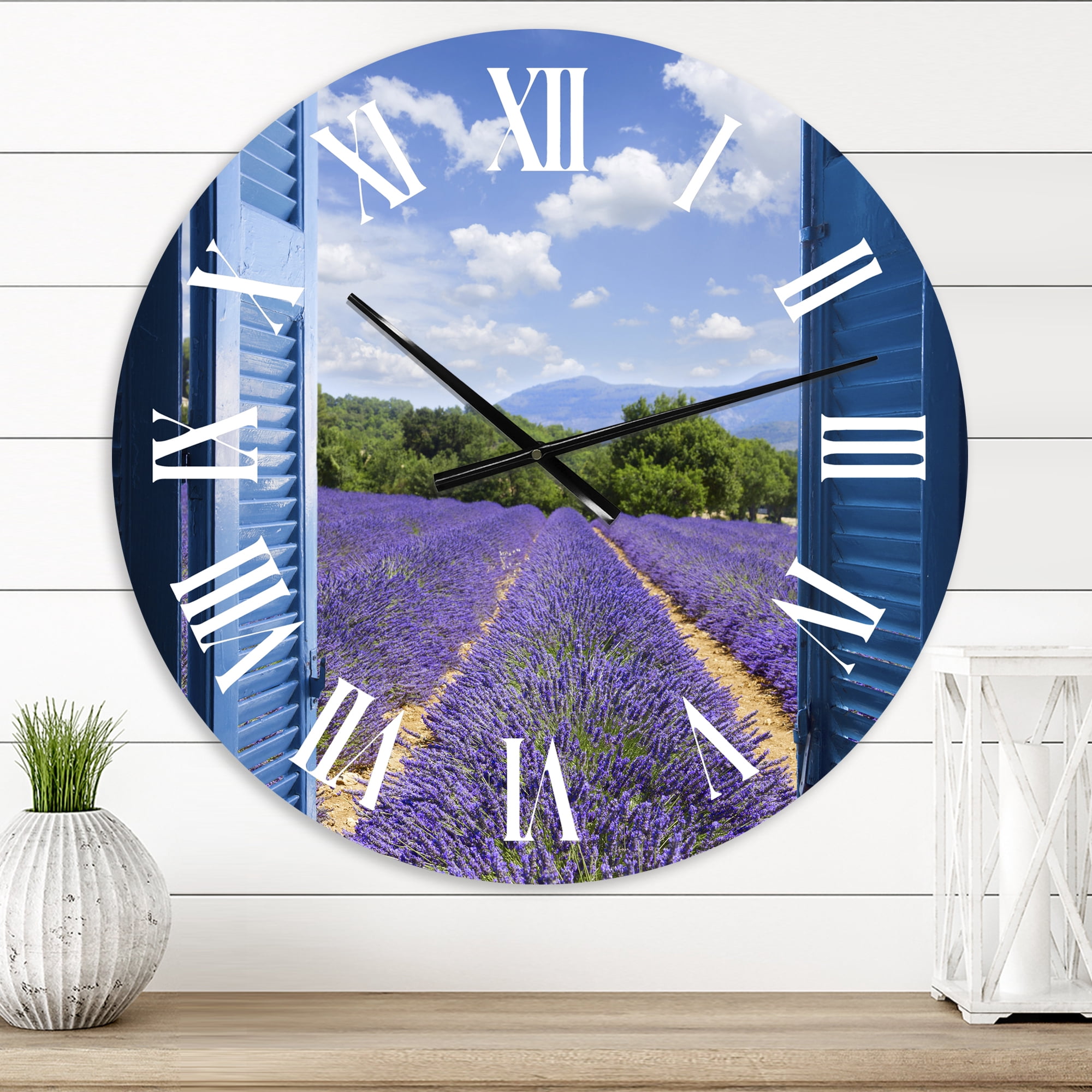 Designart 1 in Quartz Traditional Wall Clock