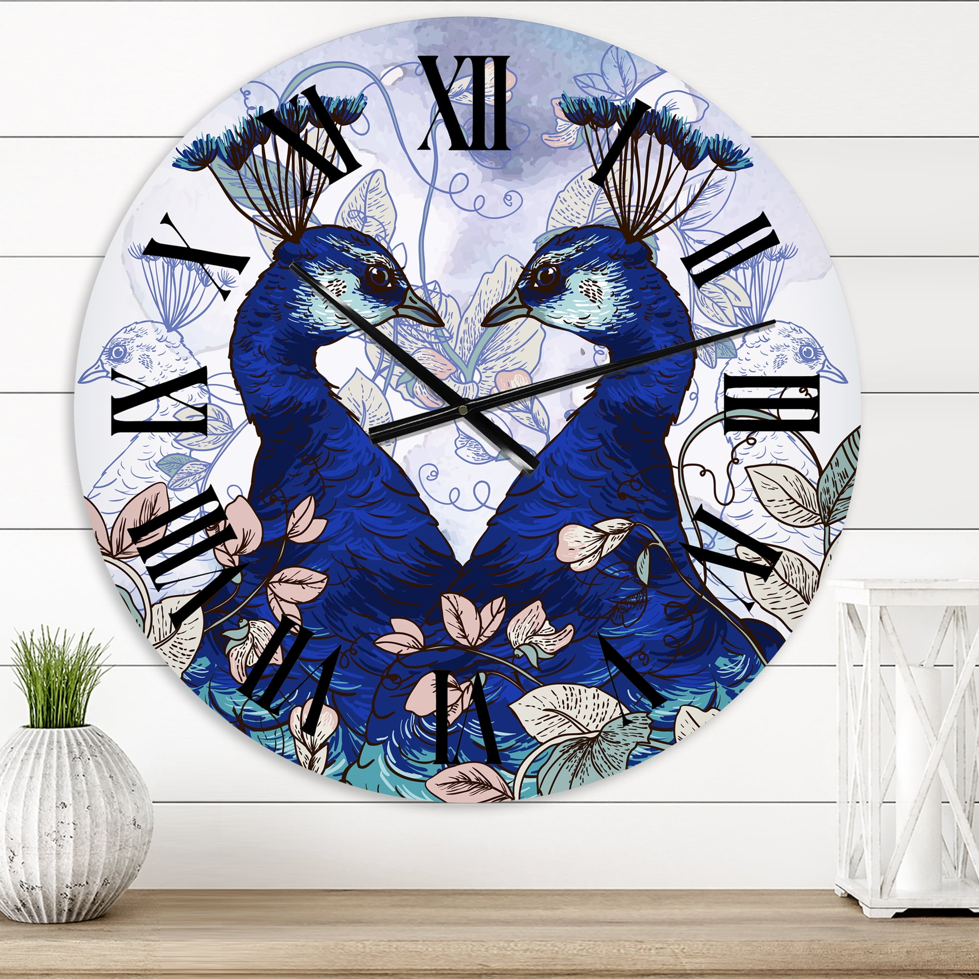 Designart 1 in Quartz Traditional Wall Clock