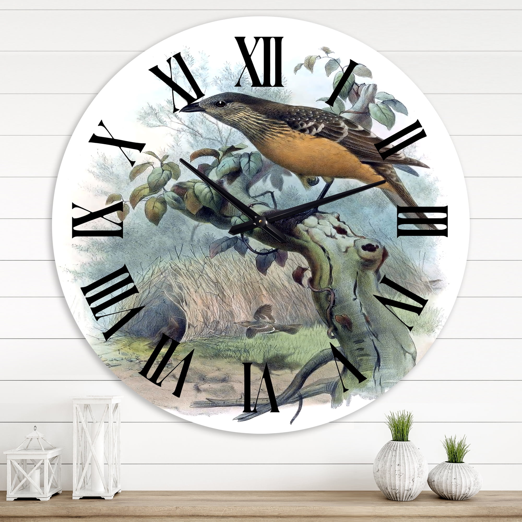 Designart 1 in Quartz Traditional Wall Clock