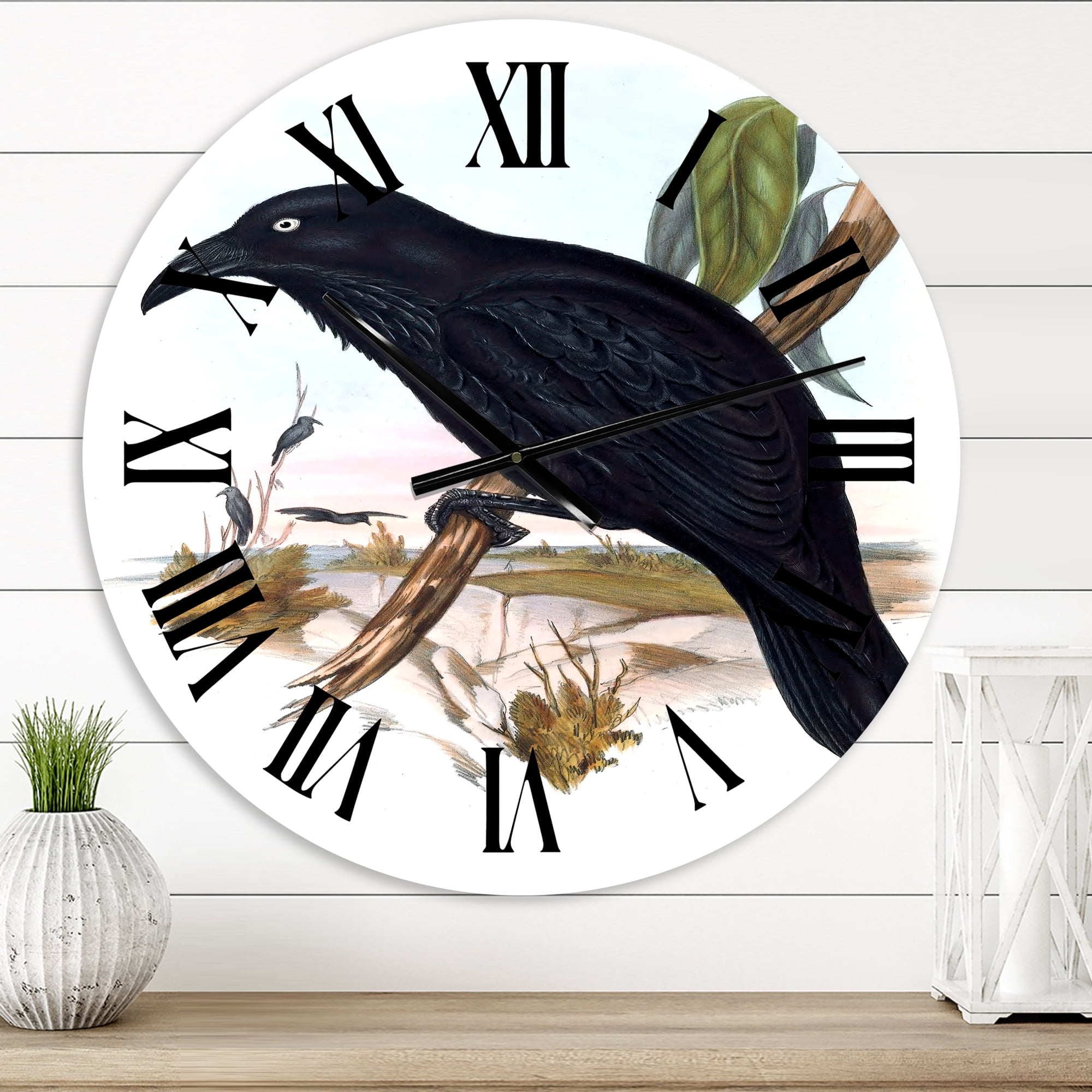 Designart 1 in Quartz Traditional Wall Clock