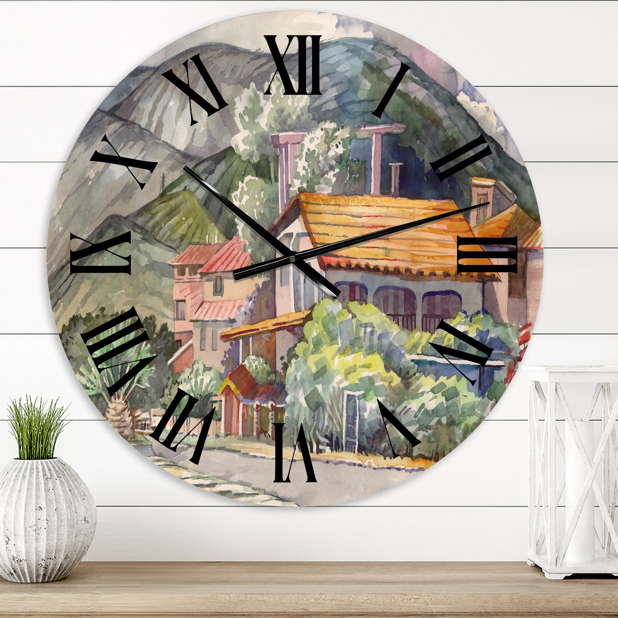 Designart 1 in Quartz Traditional Wall Clock