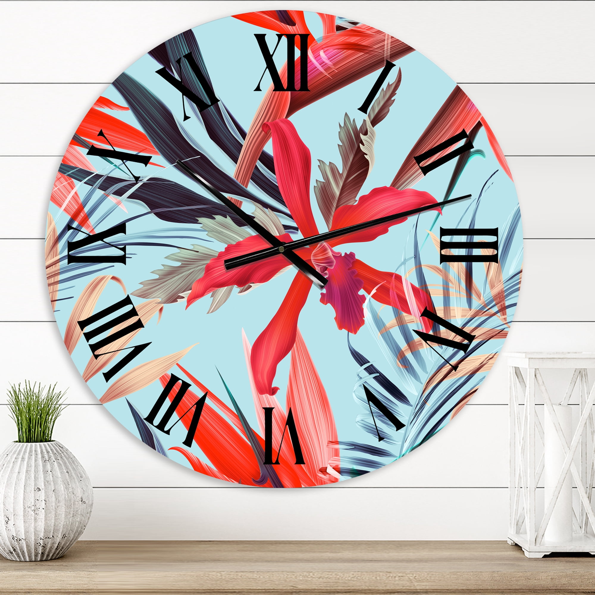 Designart 1 in Quartz Traditional Wall Clock