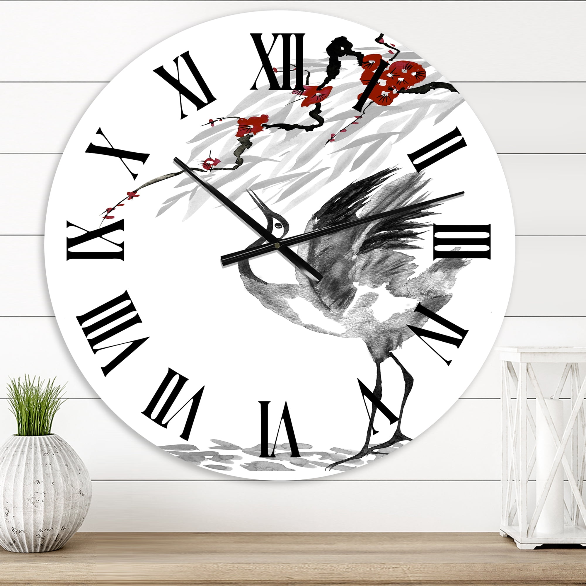 Designart 1 in Quartz Traditional Wall Clock