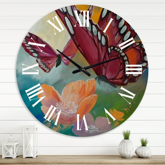 Designart 1 in Quartz Traditional Wall Clock