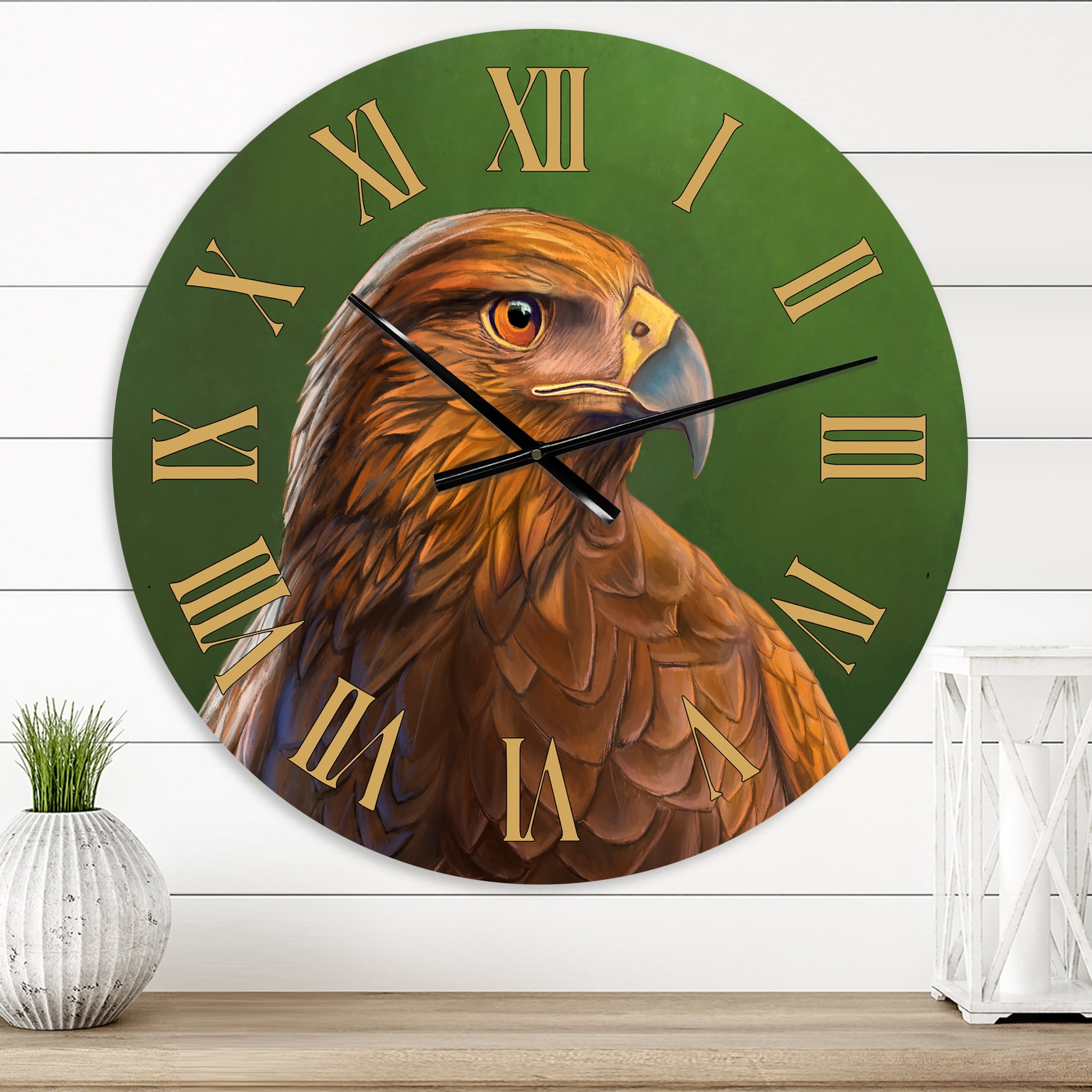 Designart 1 in Quartz Traditional Wall Clock