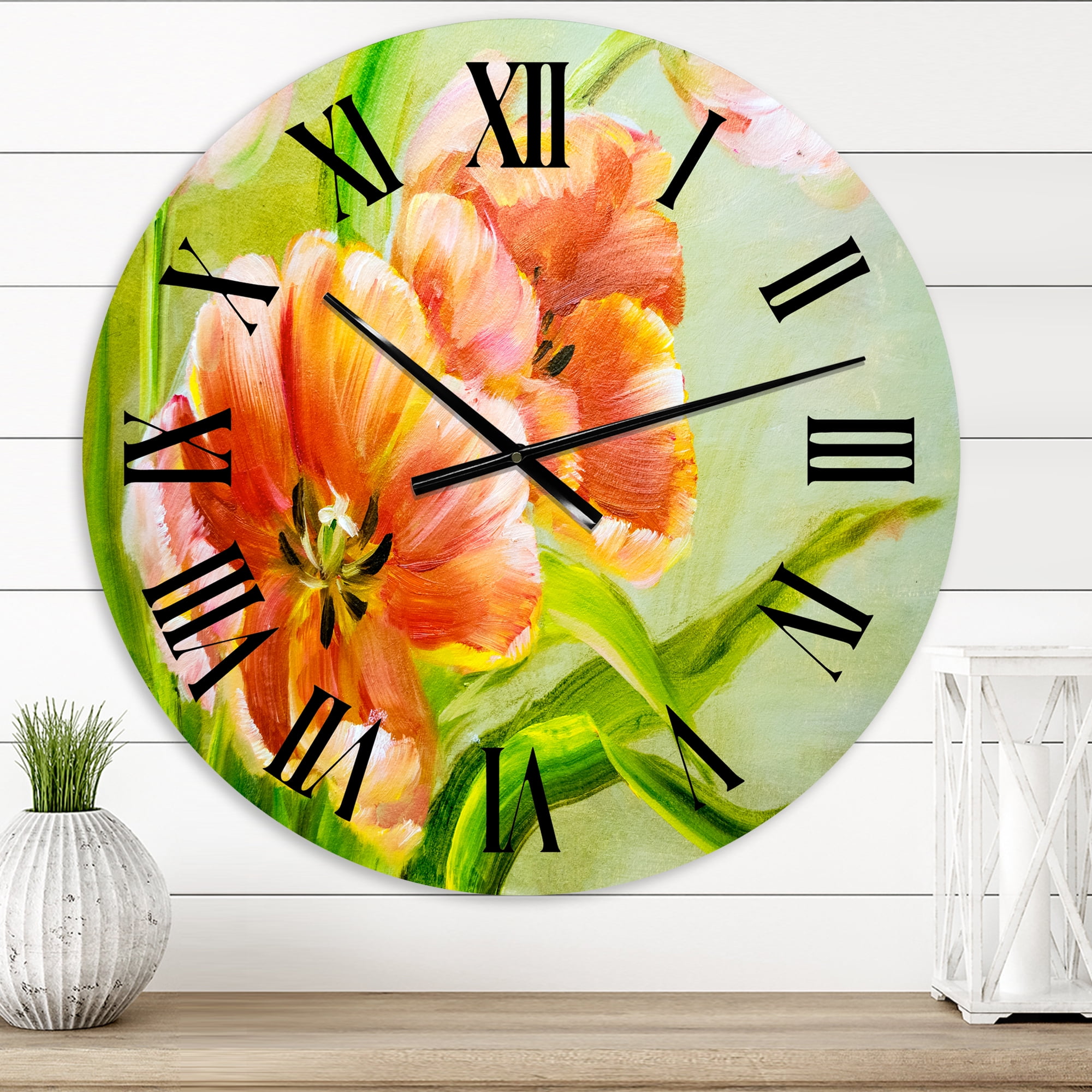 Designart 1 in Quartz Traditional Wall Clock