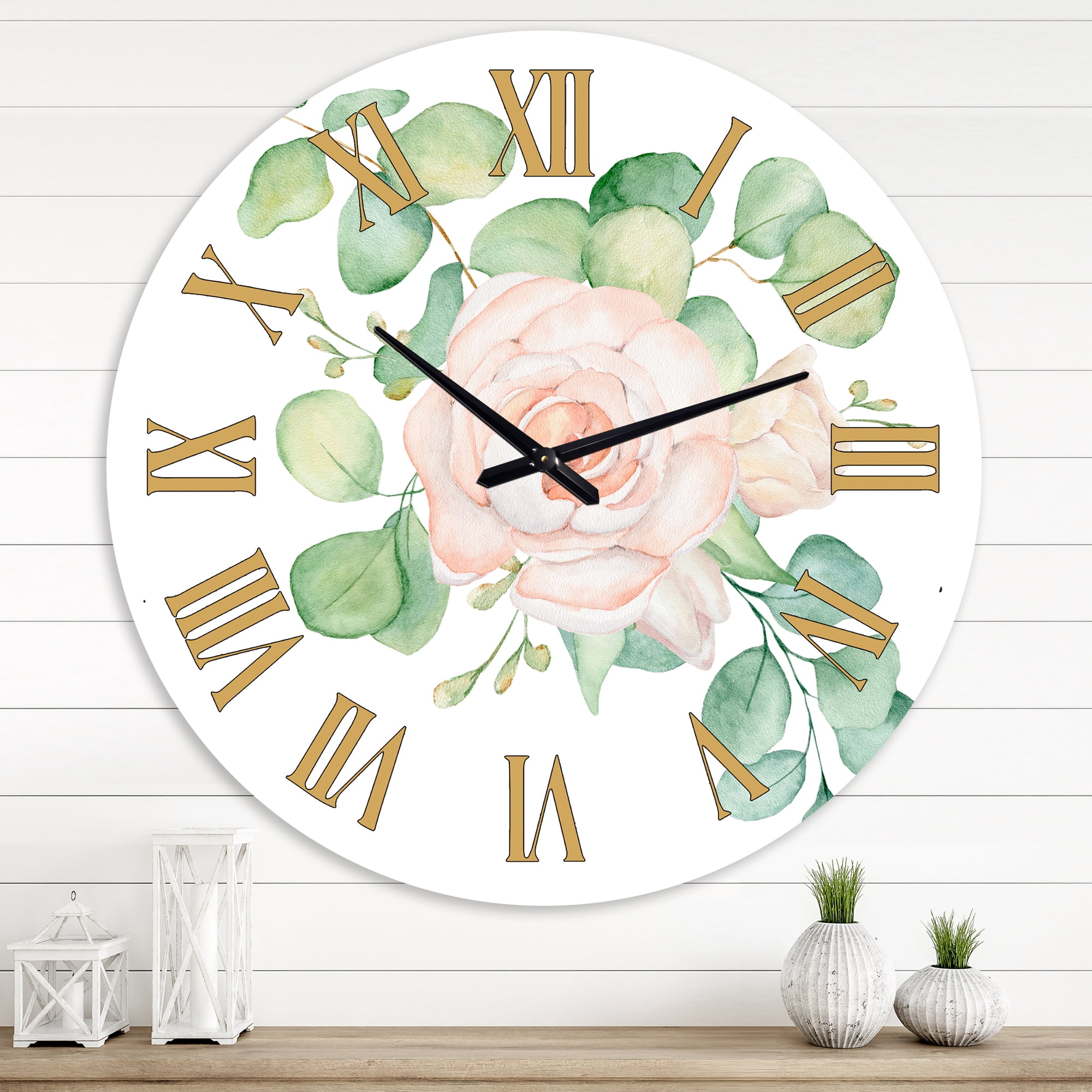 Designart 1 in Quartz Traditional Wall Clock