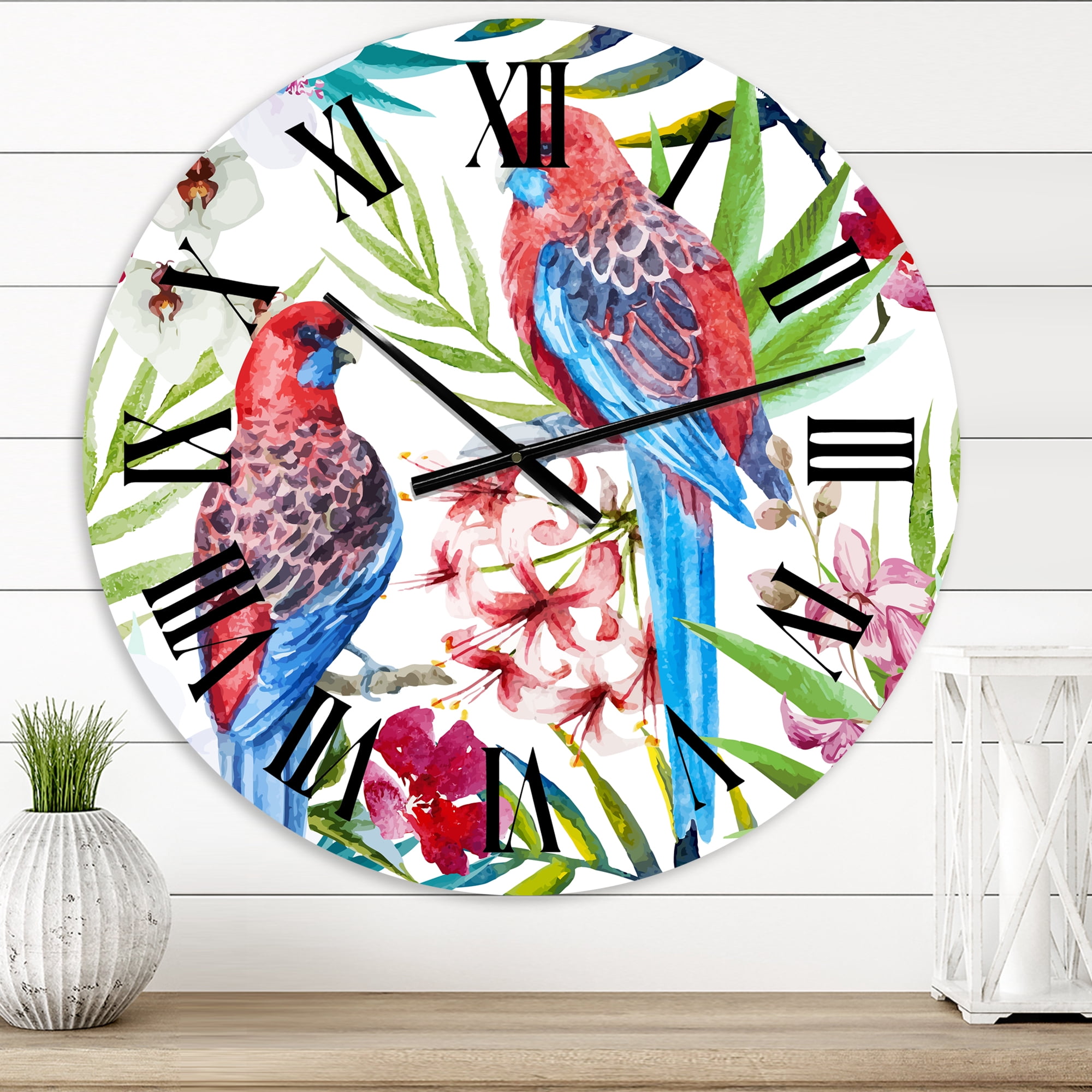 Designart 1 in Quartz Traditional Wall Clock