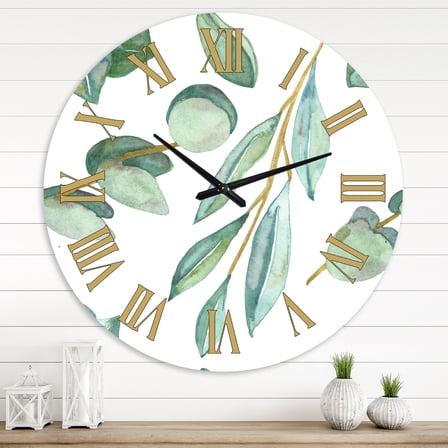 Designart 1 in Quartz Traditional Wall Clock