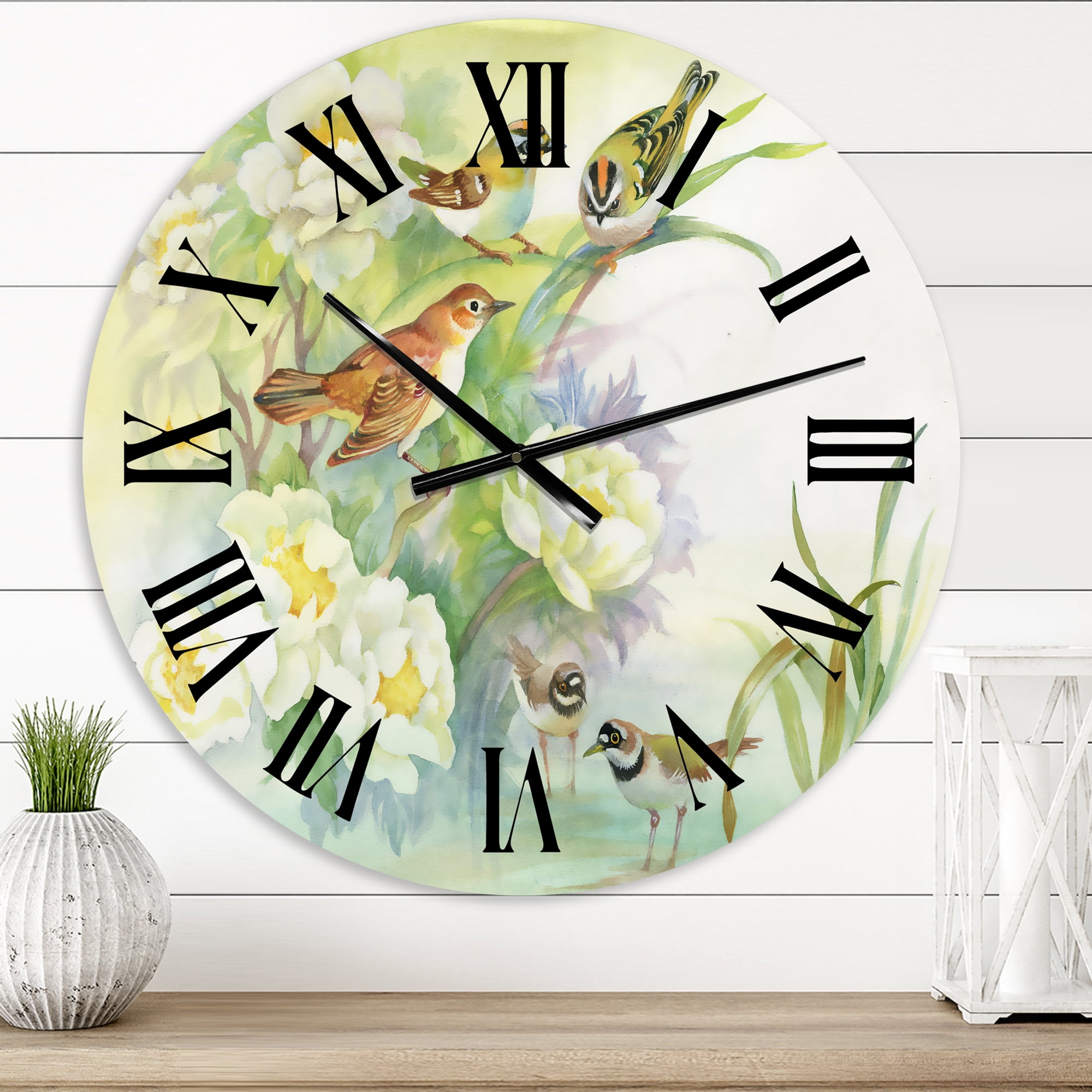 Designart 1 in Quartz Traditional Wall Clock