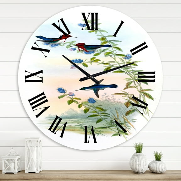 Designart 1 in Quartz Traditional Wall Clock