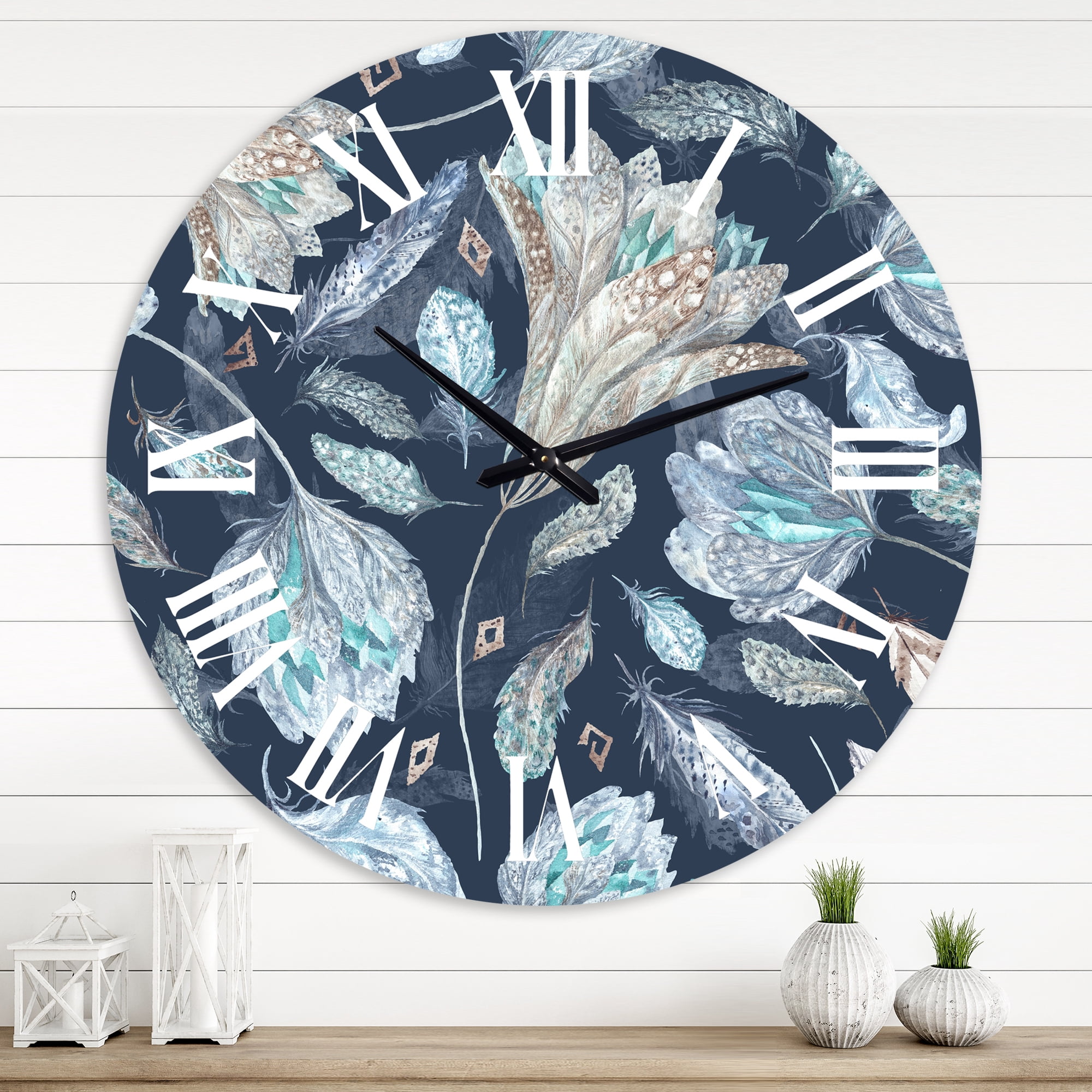Designart 1 in Quartz Traditional Wall Clock