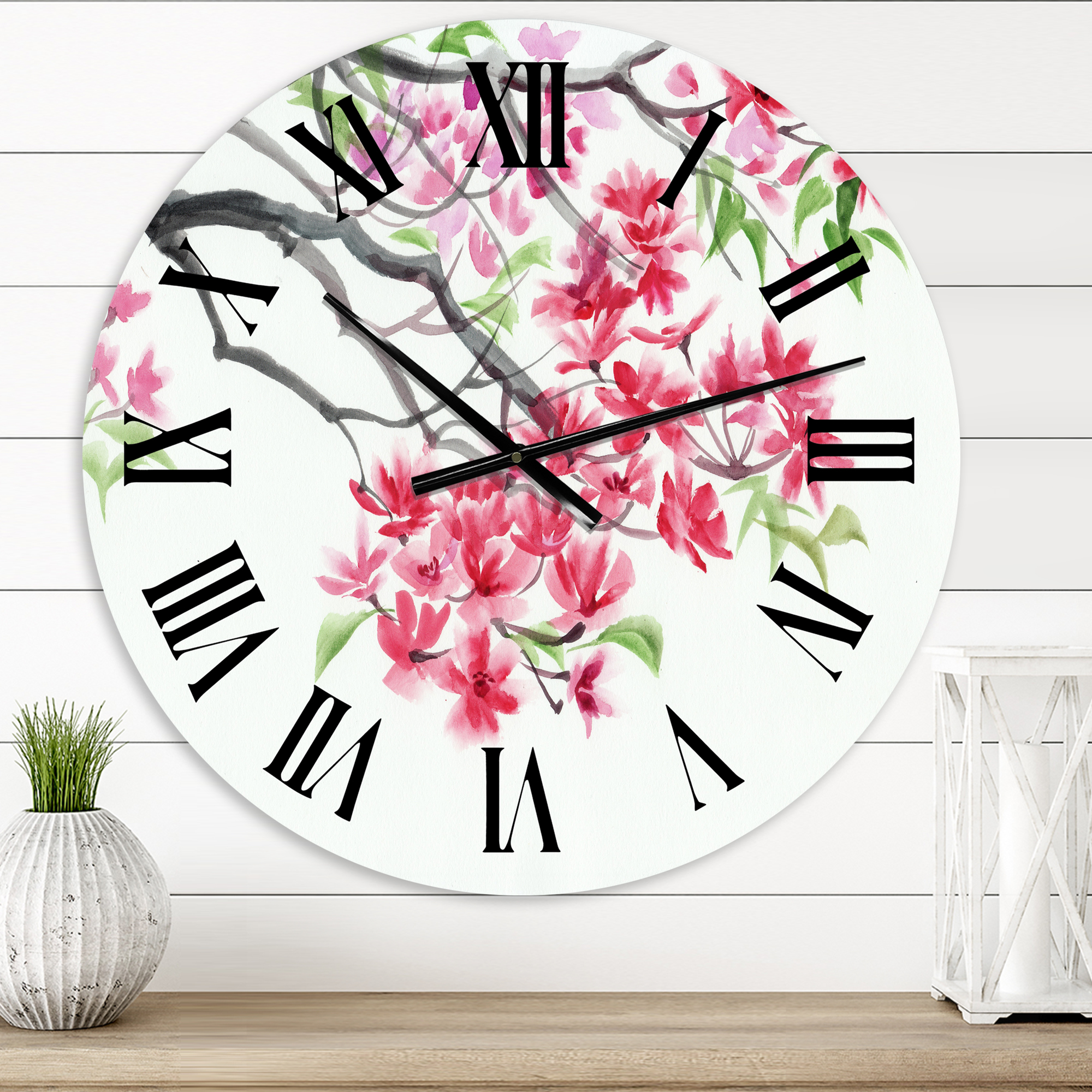 Designart 1 in Quartz Traditional Wall Clock