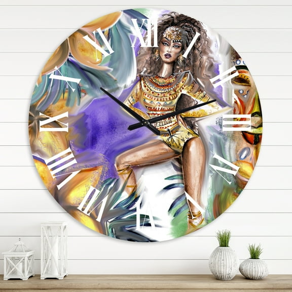 Designart 1 in Quartz Traditional Wall Clock