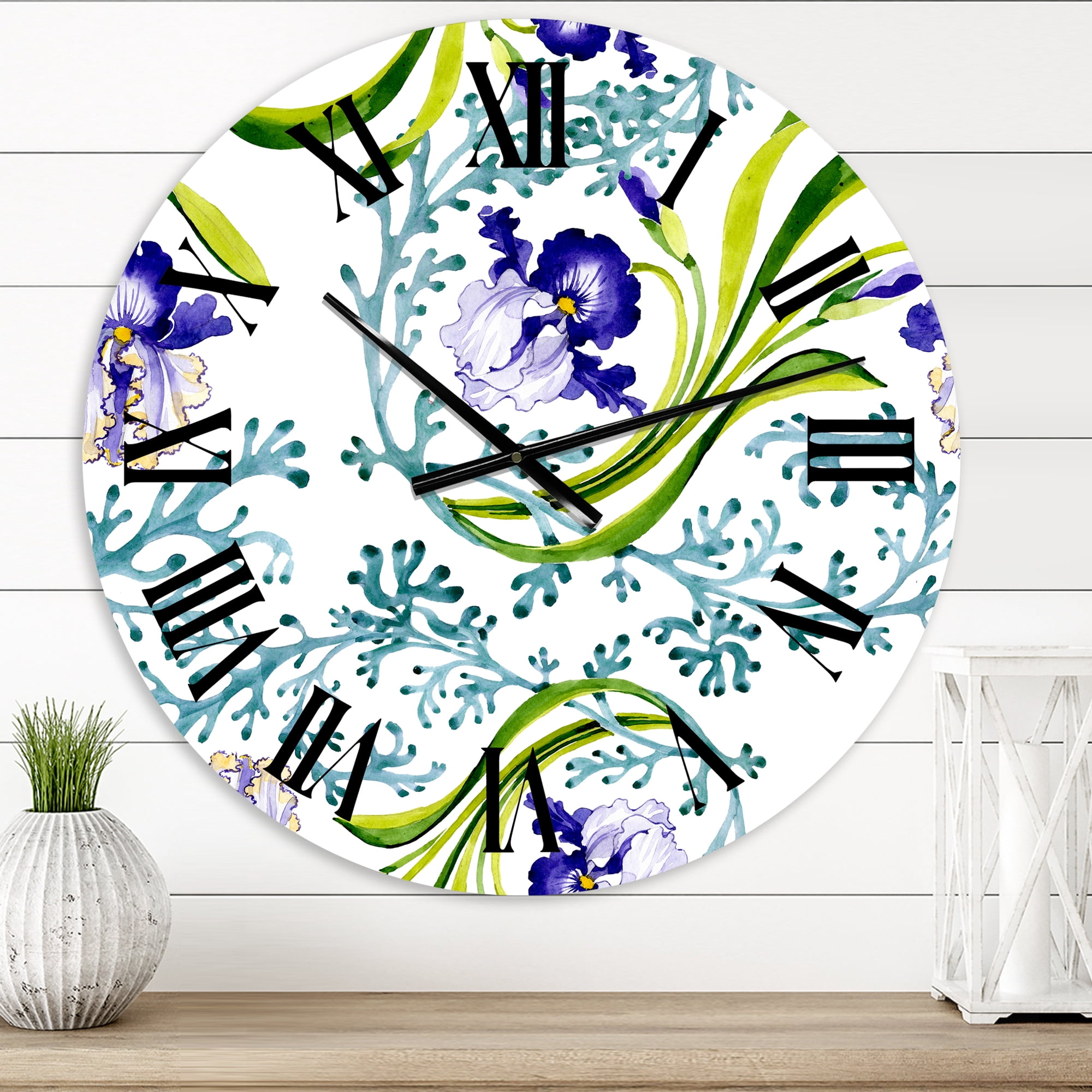 Designart 1 in Quartz Traditional Wall Clock