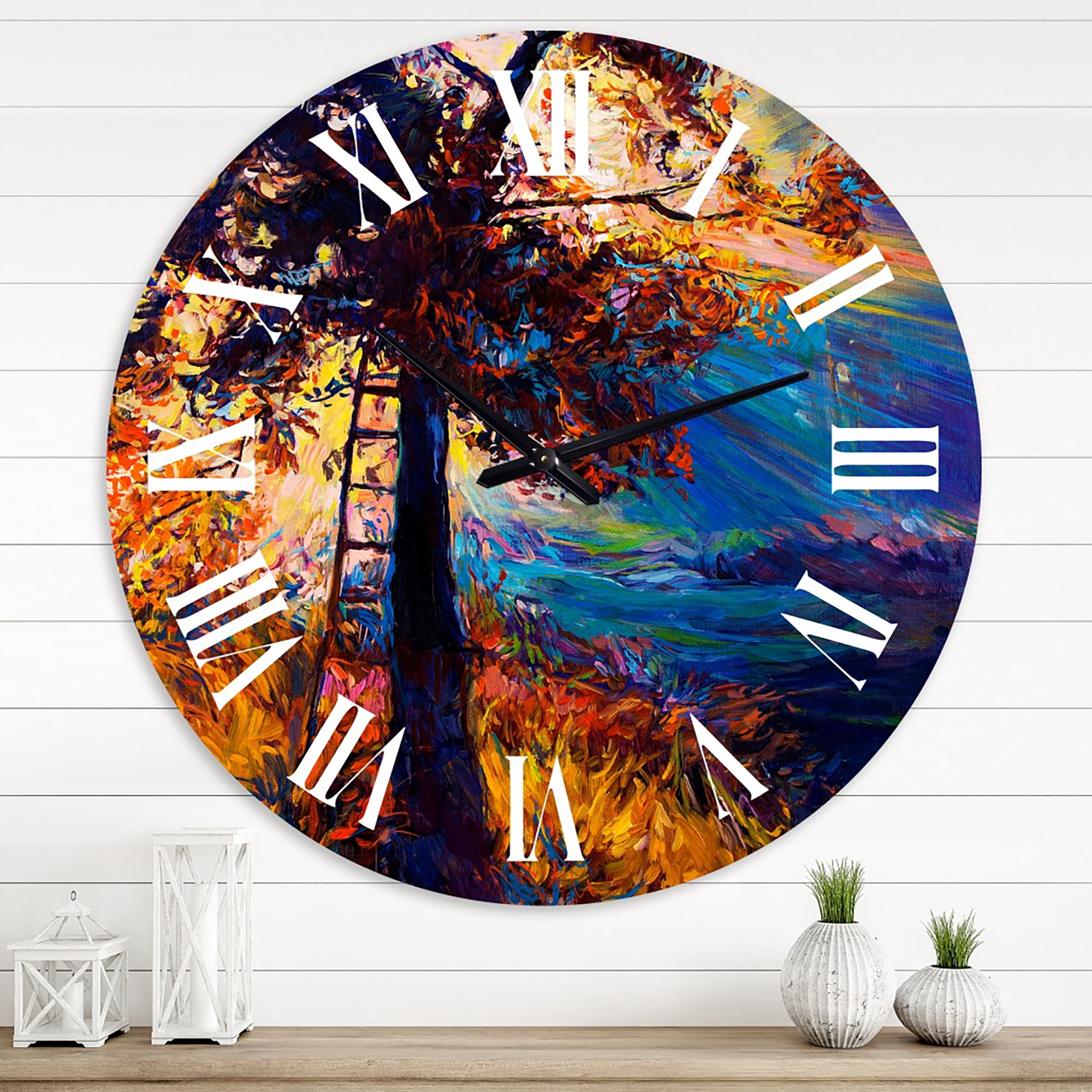 Designart 1 in Quartz Traditional Wall Clock