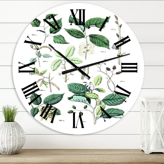 Designart 1 in Quartz Traditional Wall Clock