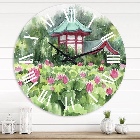 Designart 1 in Quartz Traditional Wall Clock