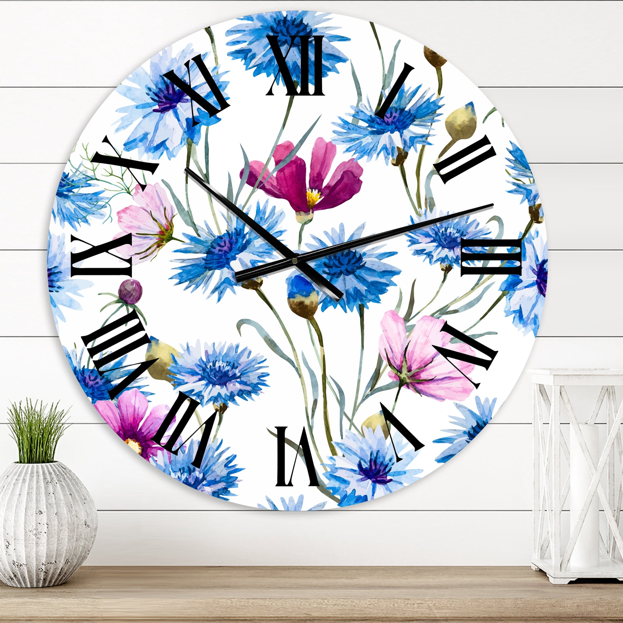 Designart 1 in Quartz Traditional Wall Clock