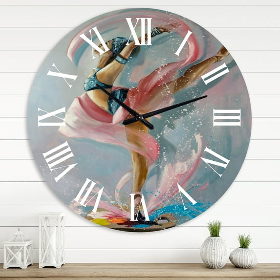 Designart 1 in Quartz Traditional Wall Clock