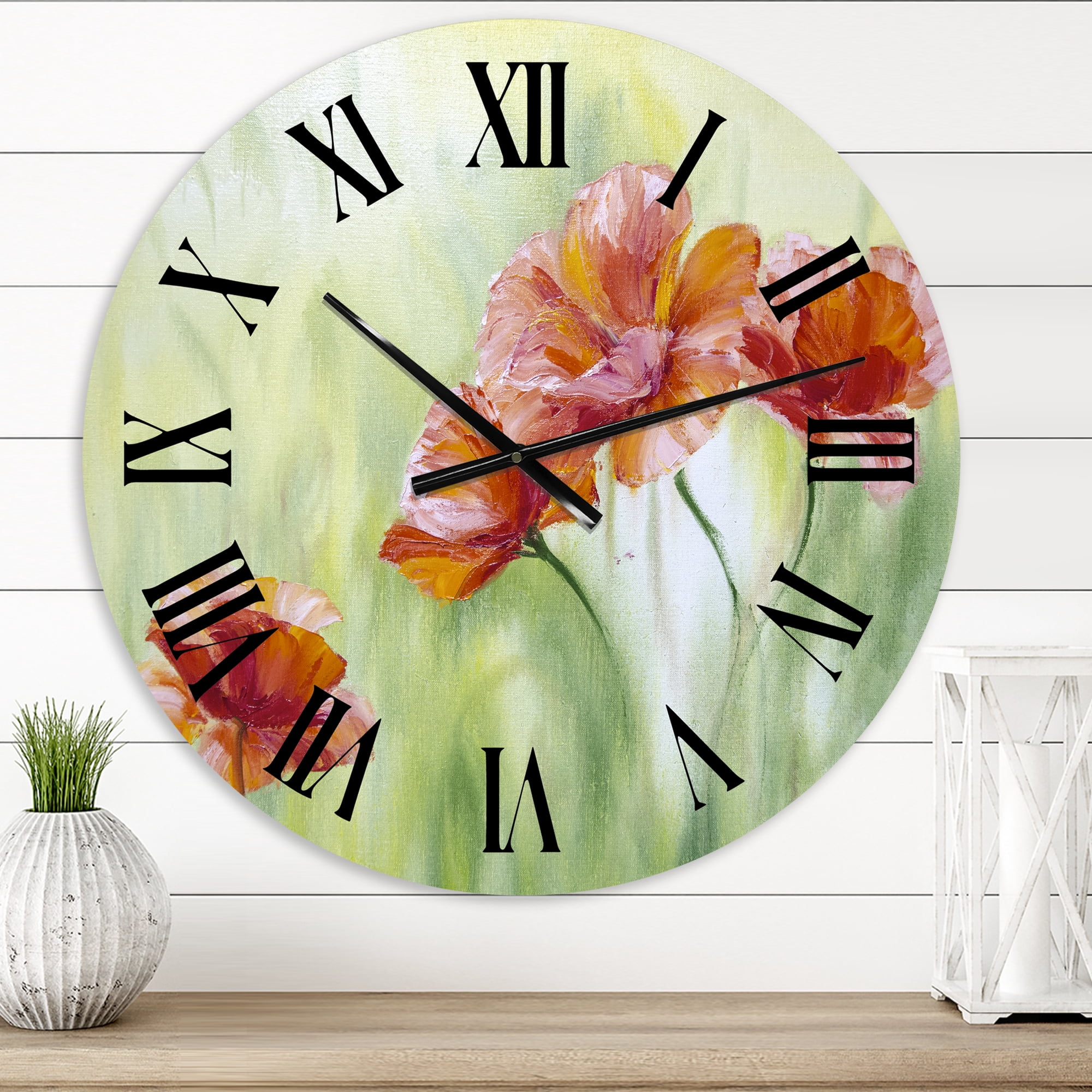 Designart 1 in Quartz Traditional Wall Clock
