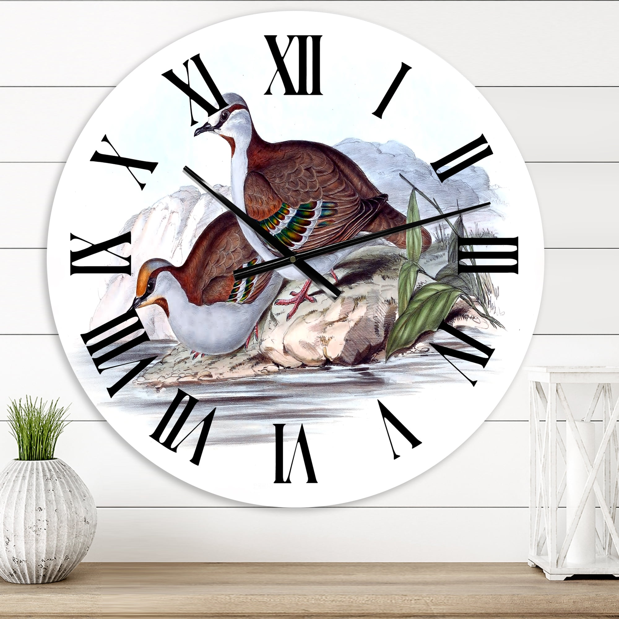 Designart 1 in Quartz Traditional Wall Clock