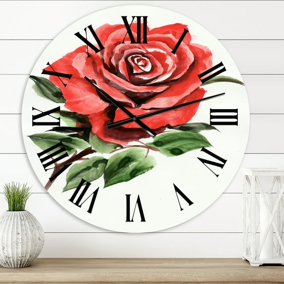 Designart 1 in Quartz Traditional Wall Clock