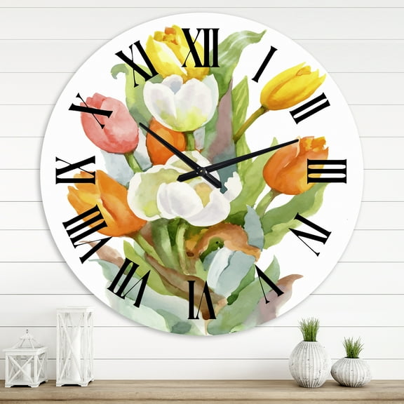 Designart 1 in Quartz Traditional Wall Clock