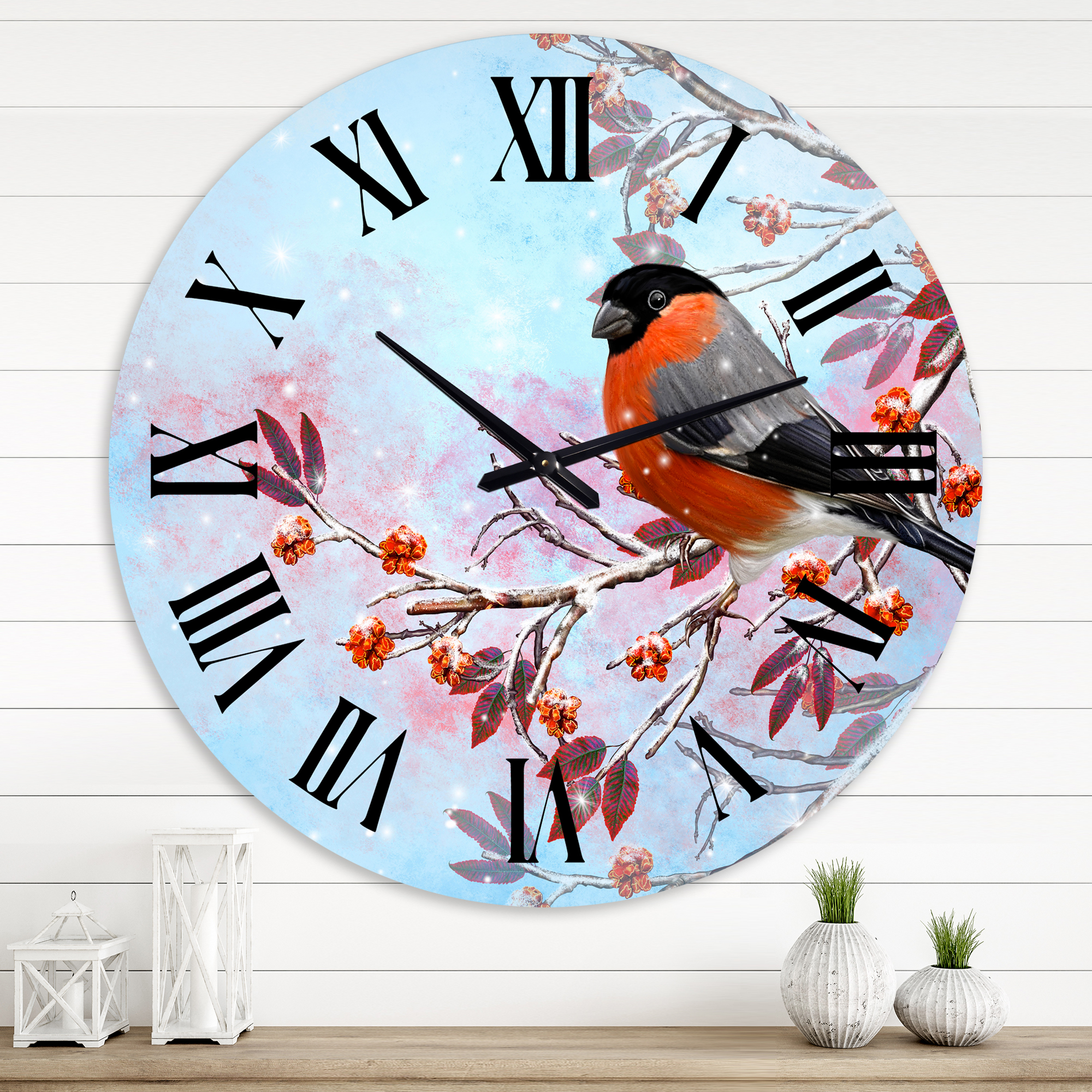 Designart 1 in Quartz Traditional Wall Clock