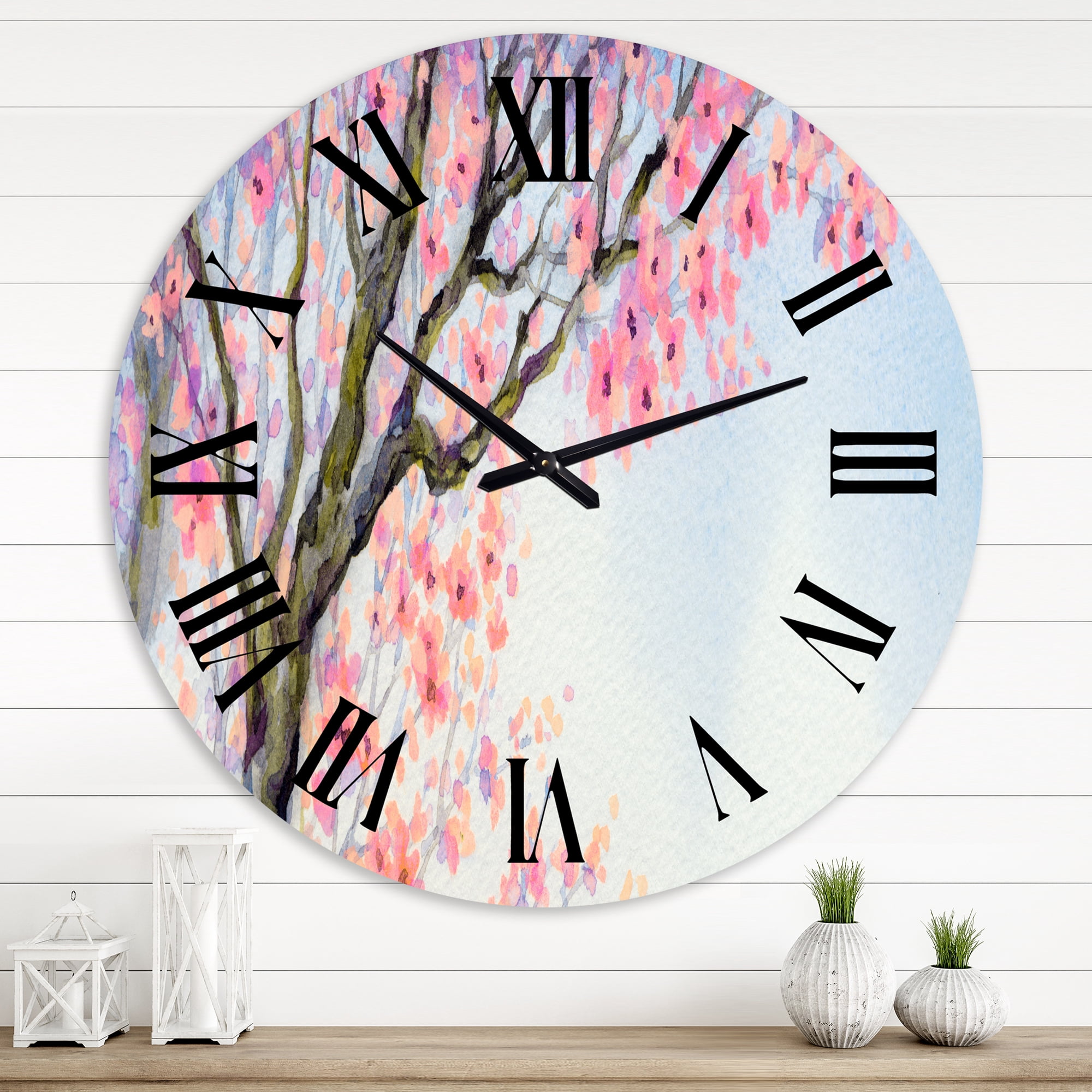 Designart 1 in Quartz Traditional Wall Clock