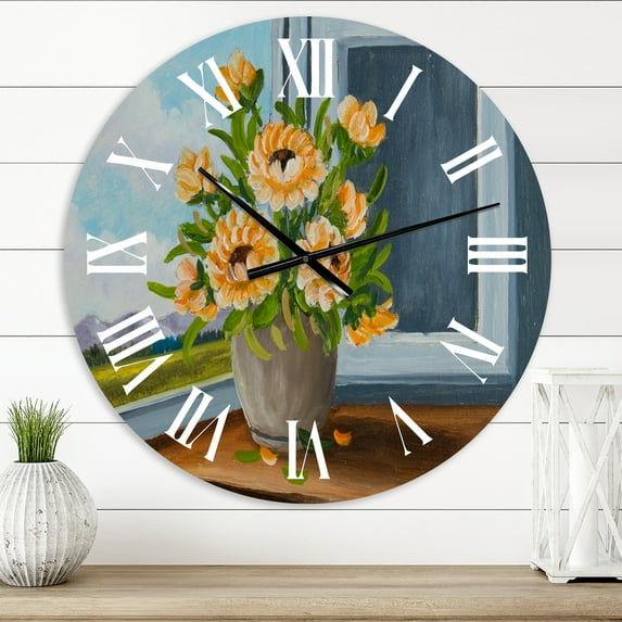 Designart 1 in Quartz Traditional Wall Clock