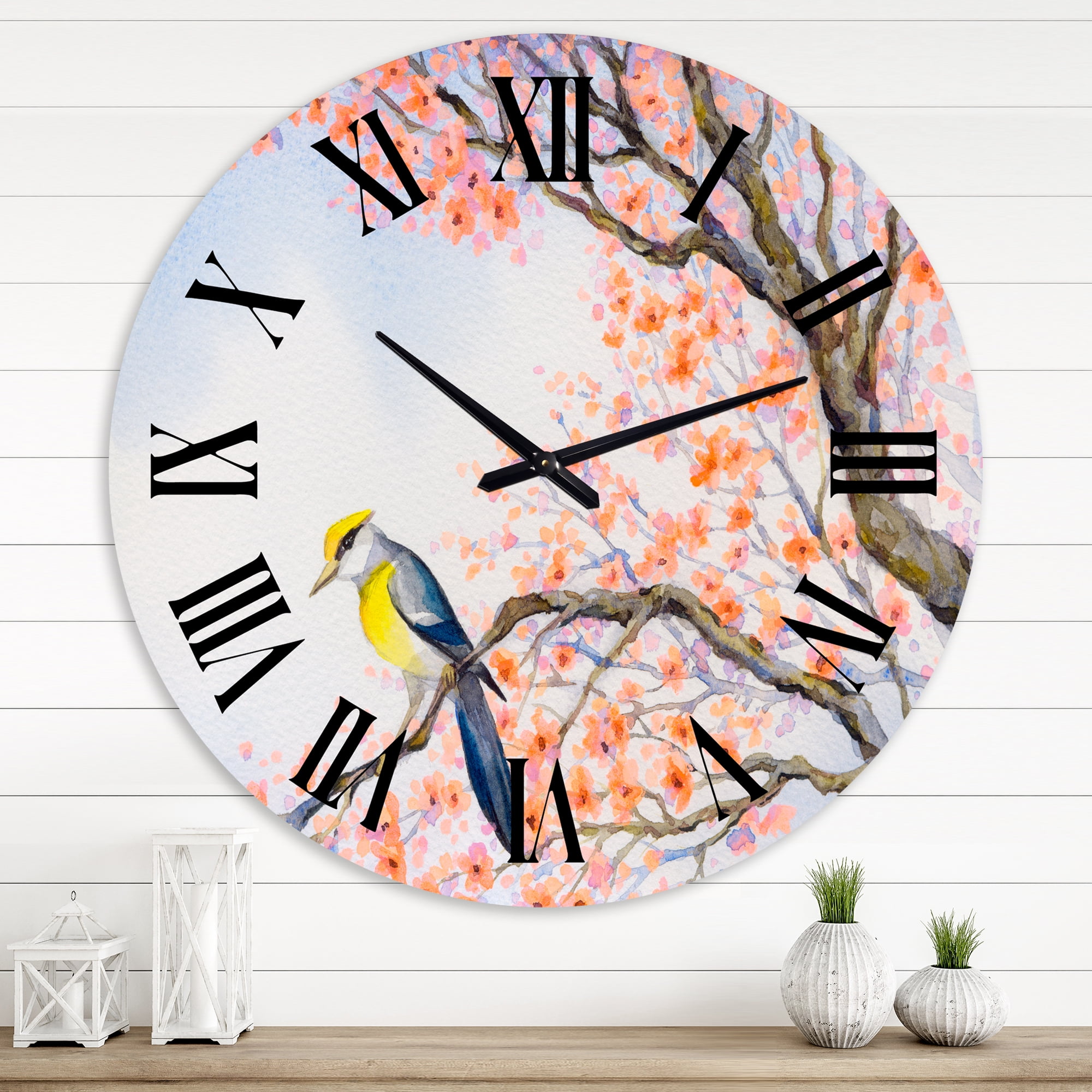 Designart 1 in Quartz Traditional Wall Clock