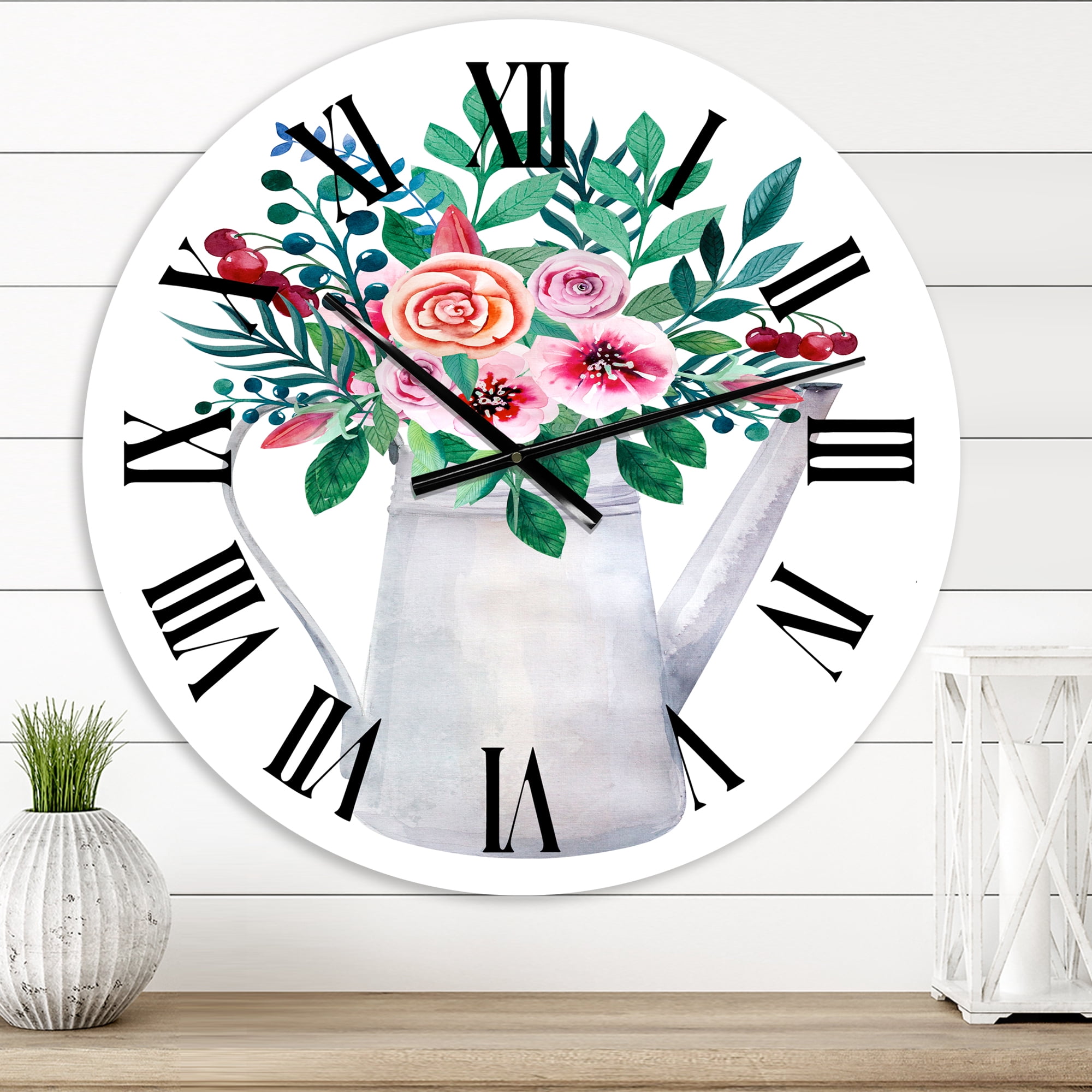 Designart 1 in Quartz Traditional Wall Clock