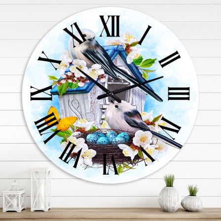 Designart 1 in Quartz Traditional Wall Clock