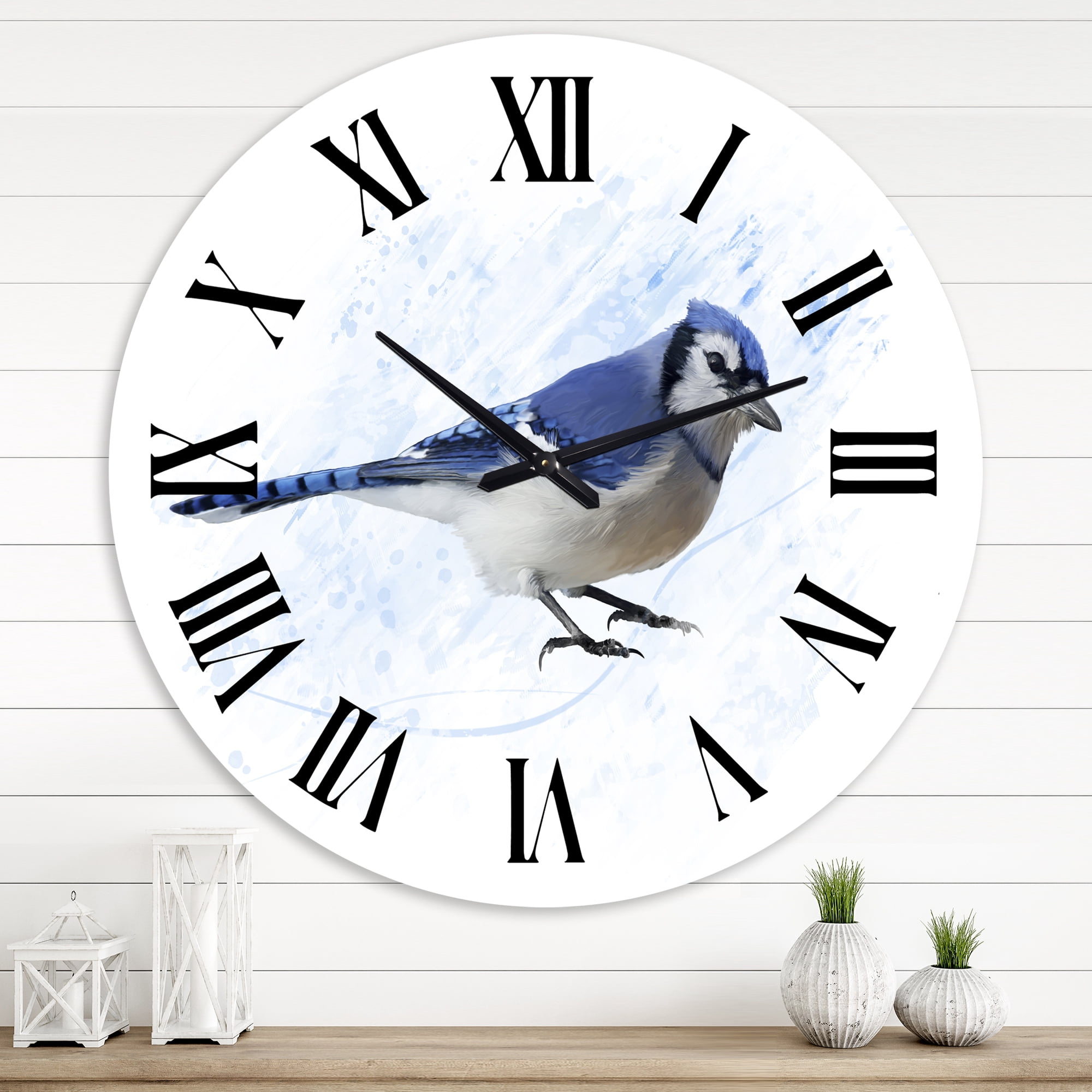 Designart 1 in Quartz Traditional Wall Clock
