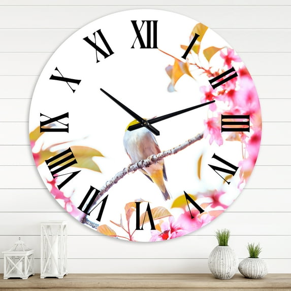 Designart 1 in Quartz Traditional Wall Clock