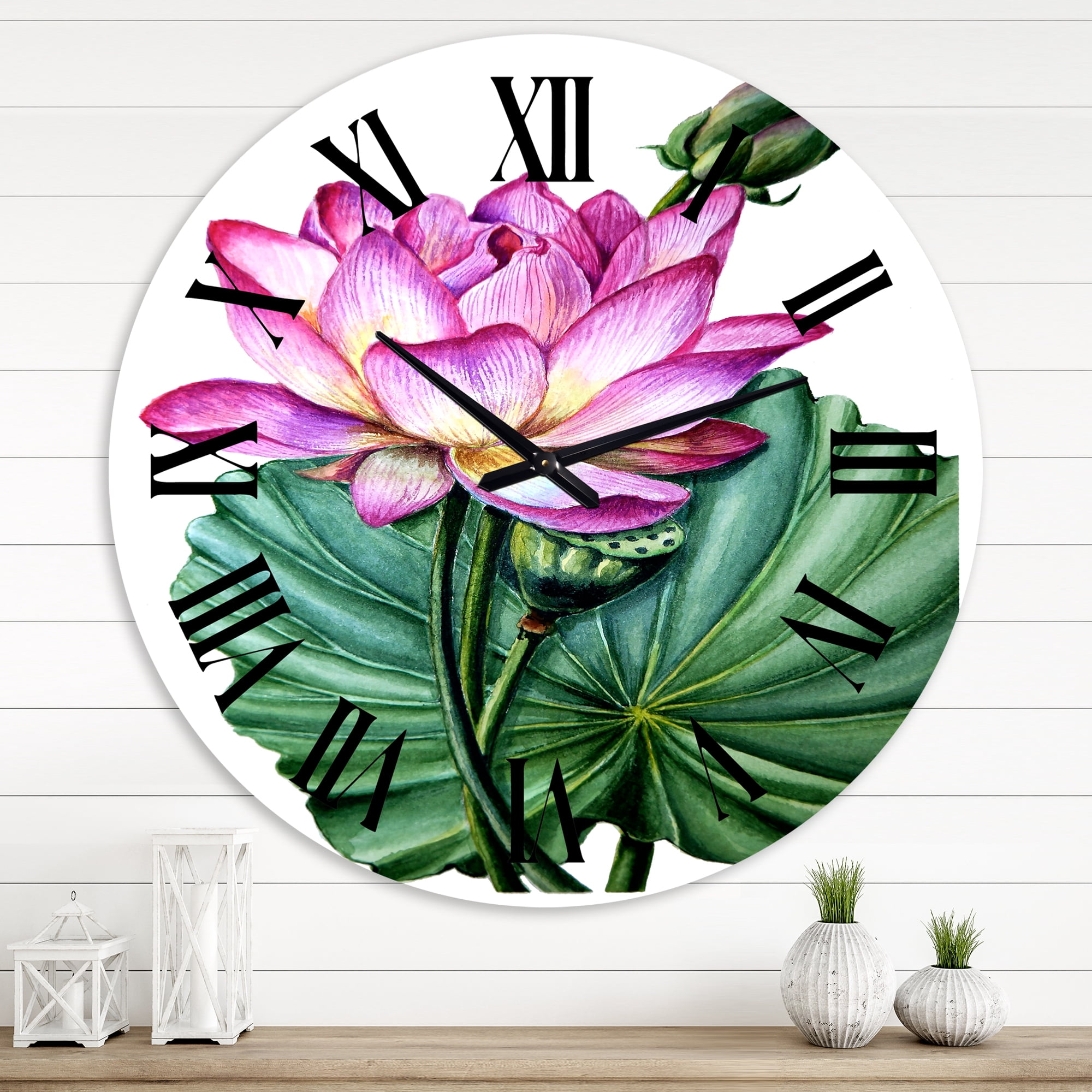 Designart 1 in Quartz Traditional Wall Clock