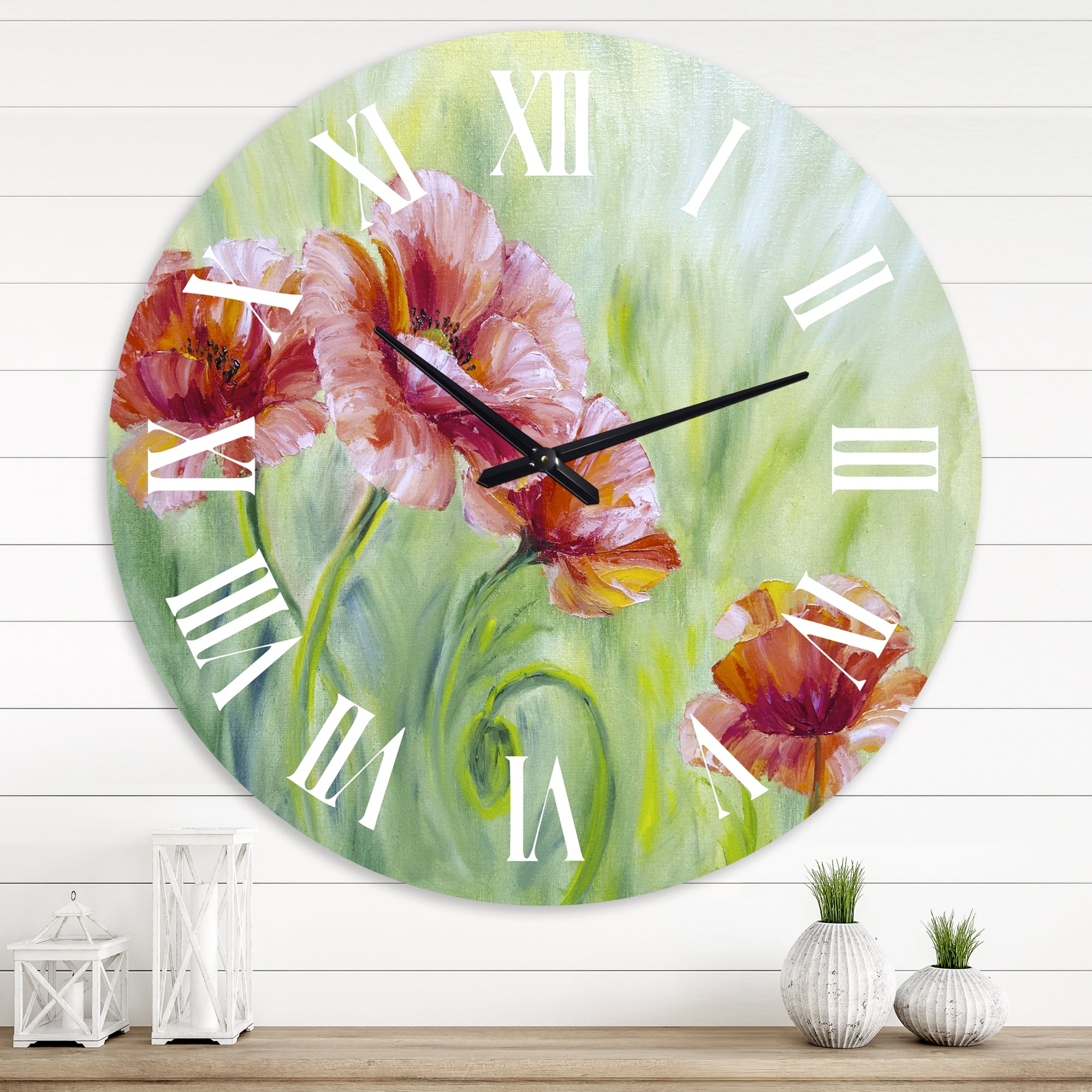 Designart 1 in Quartz Traditional Wall Clock