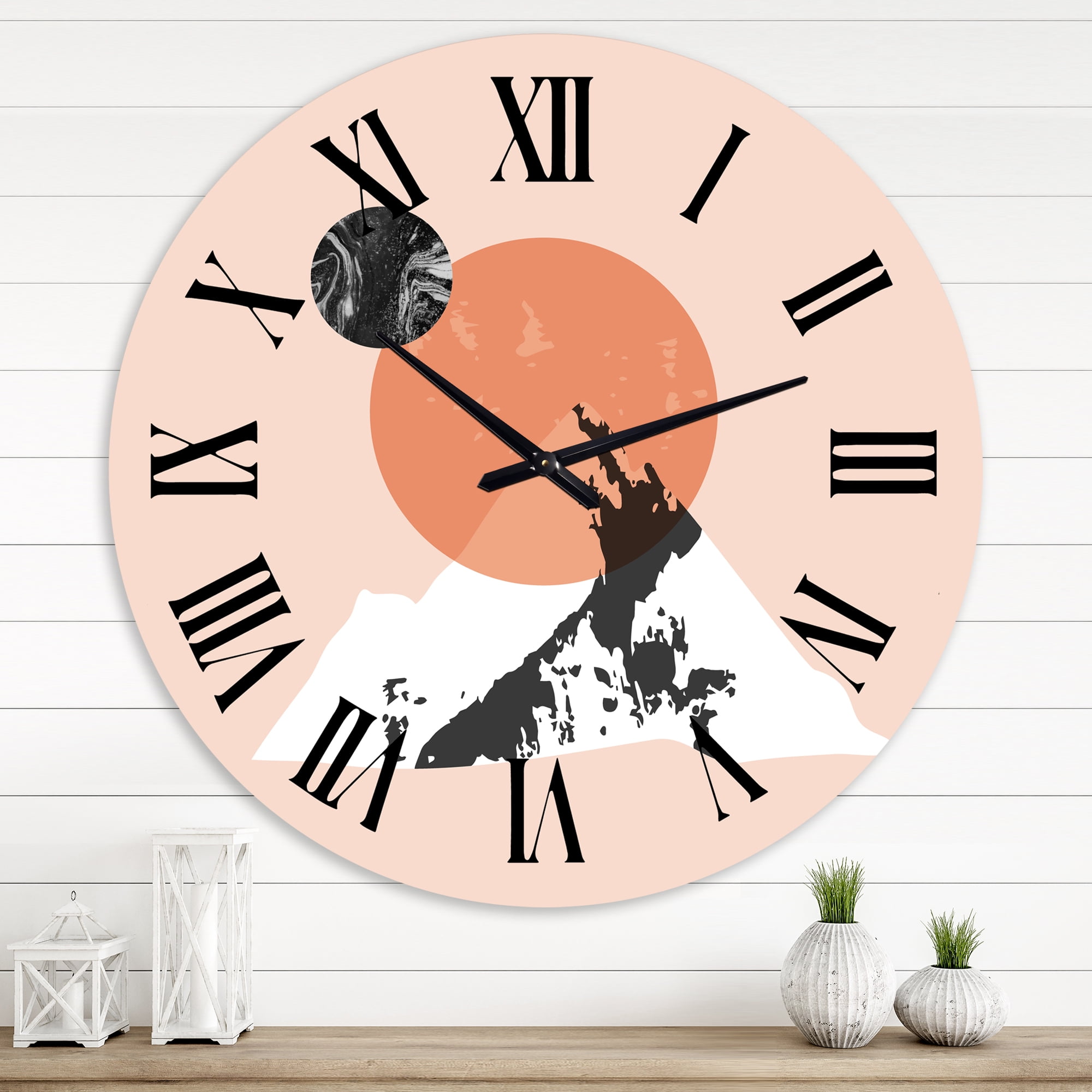 Designart 1 in Quartz Traditional Wall Clock