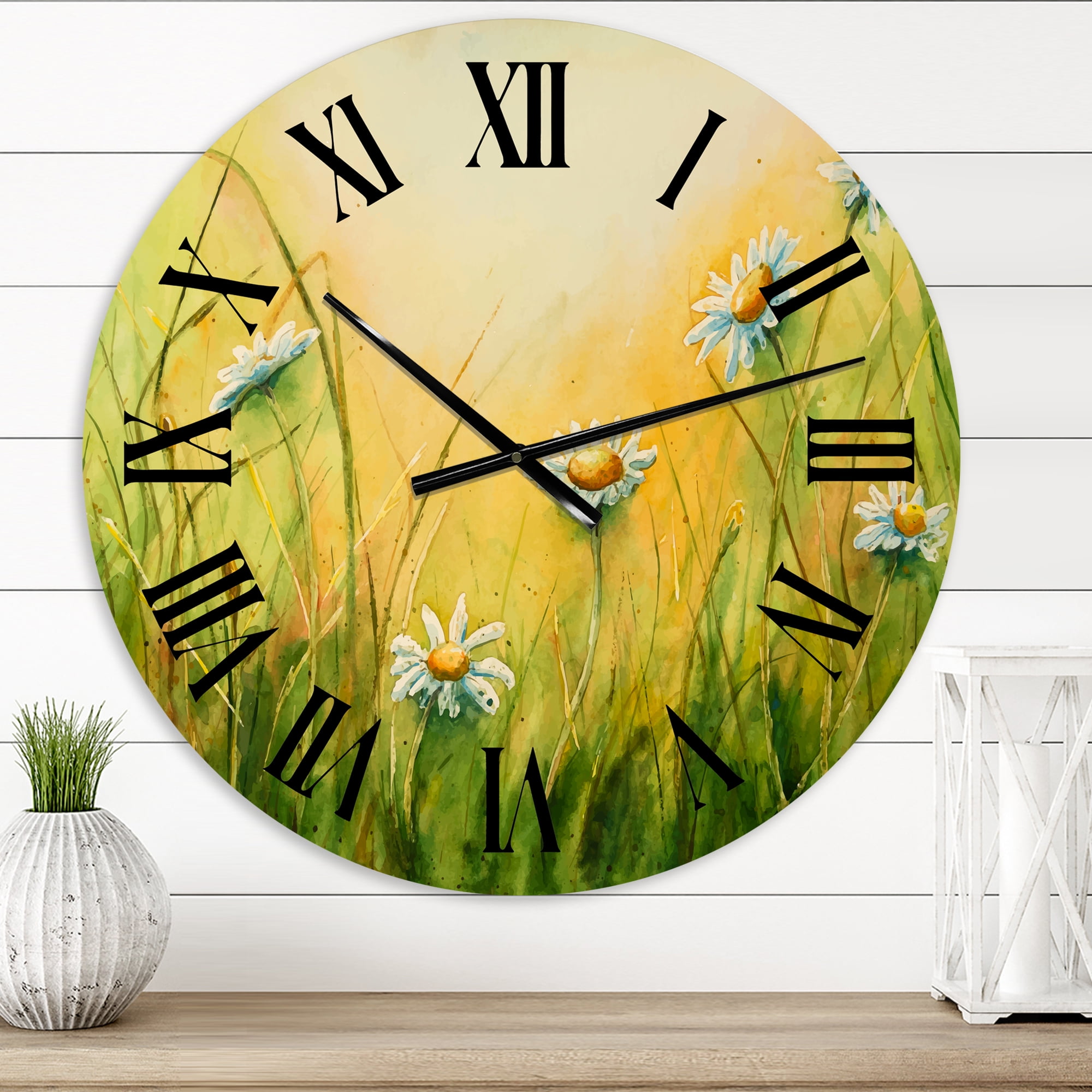 Designart 1 in Quartz Traditional Wall Clock
