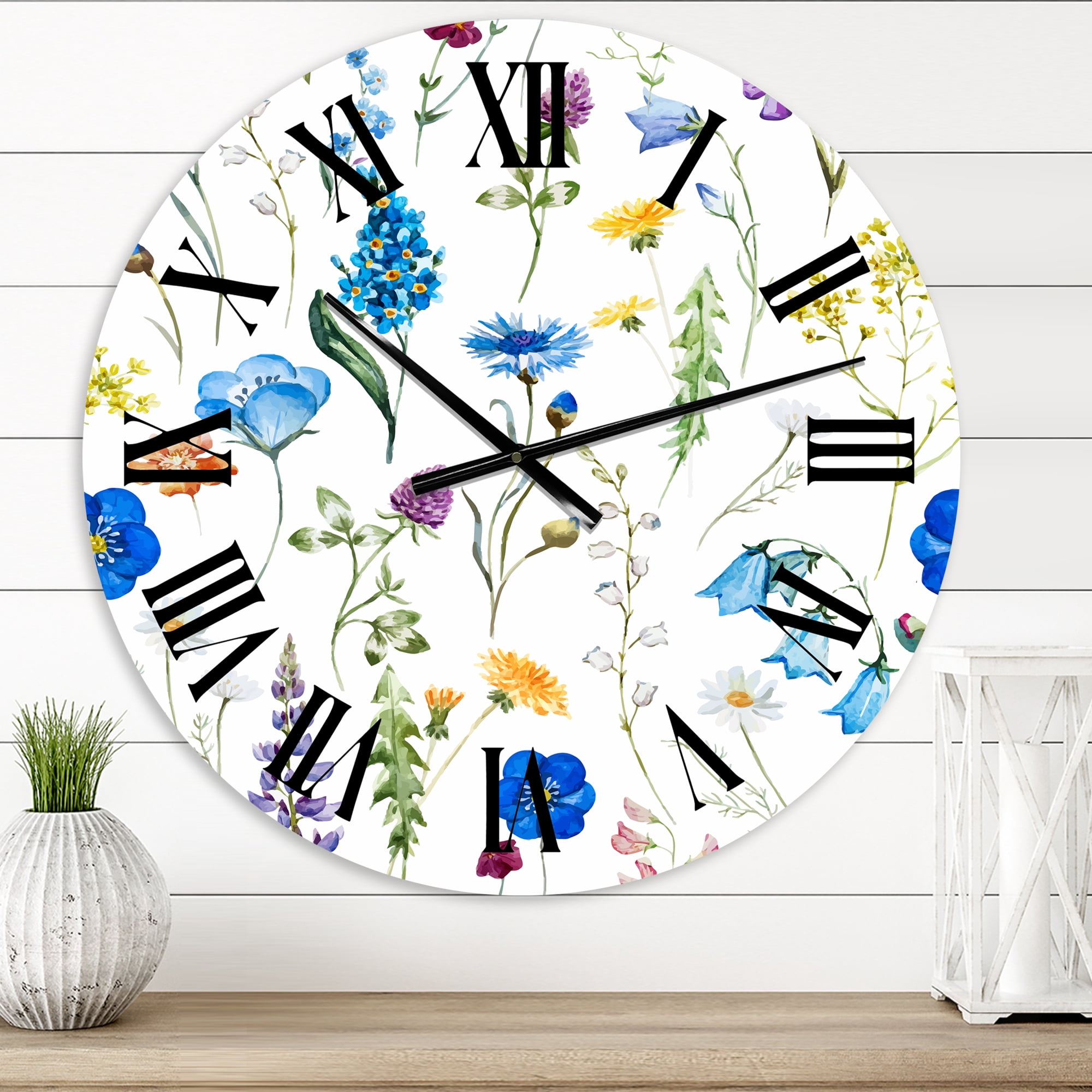 Designart 1 in Quartz Traditional Wall Clock