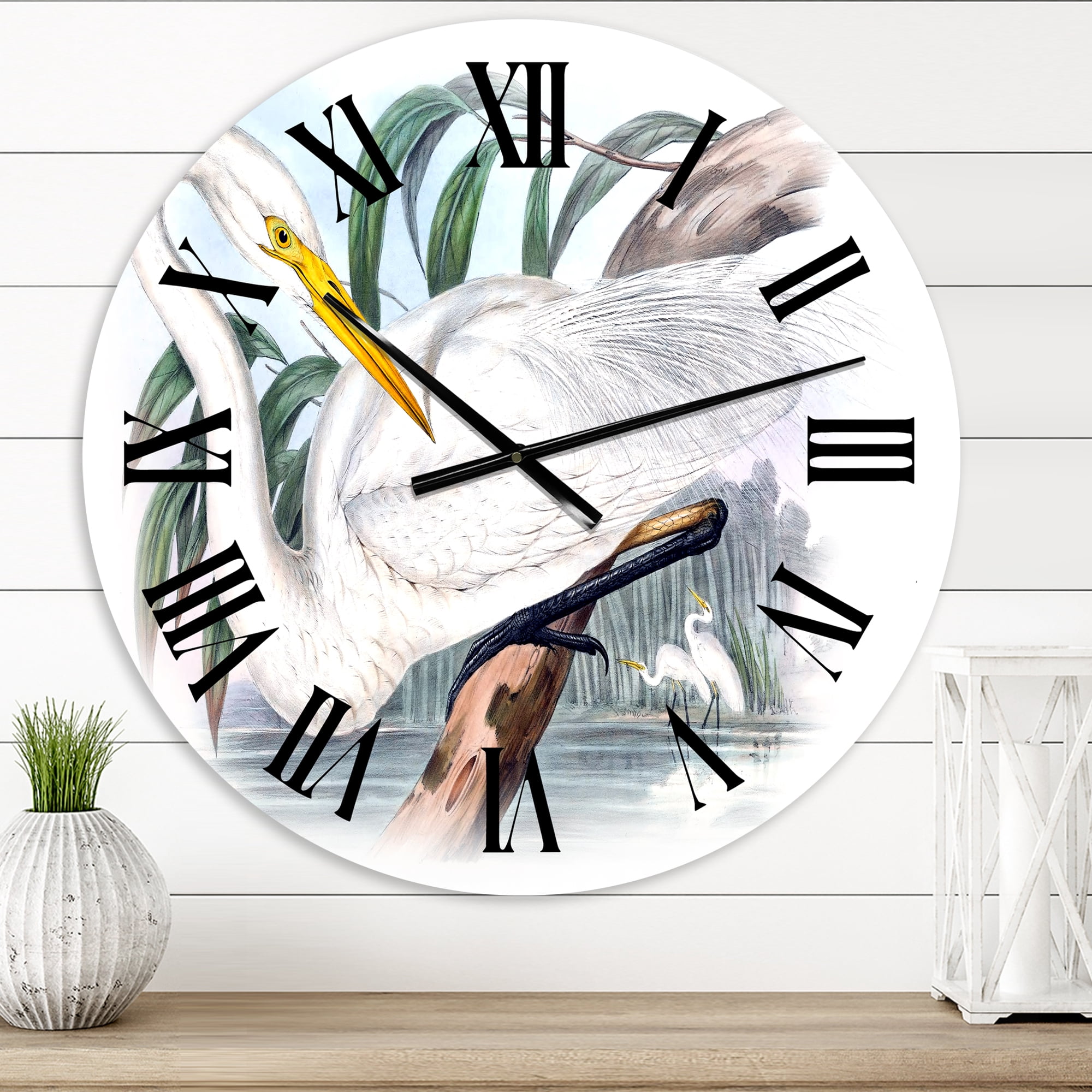 Designart 1 in Quartz Traditional Wall Clock