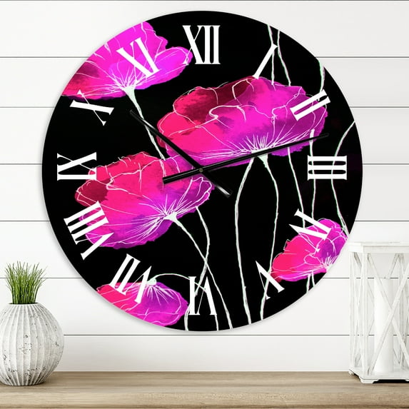 Designart 1 in Quartz Traditional Wall Clock
