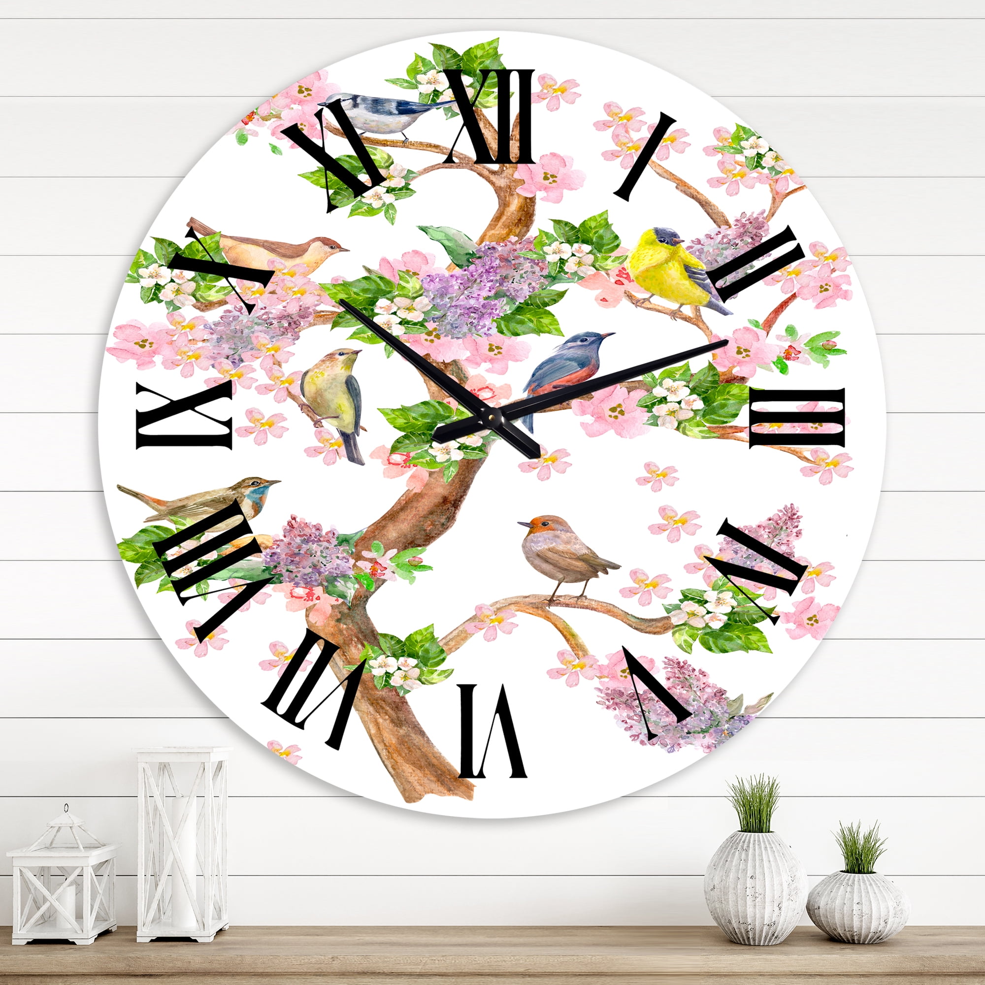 Designart 1 in Quartz Traditional Wall Clock